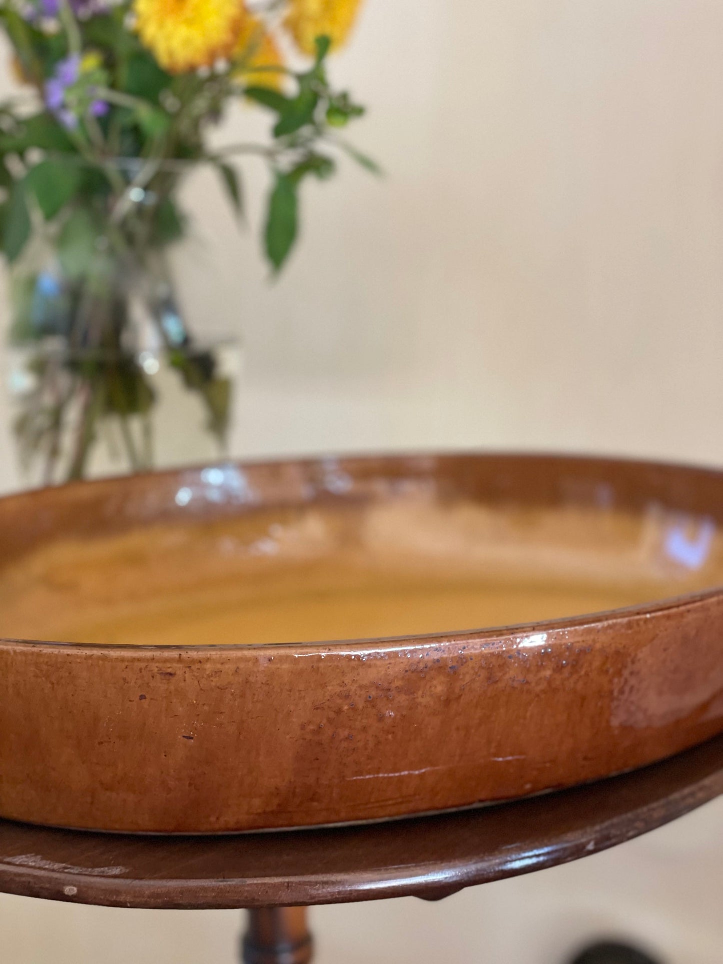 Vas de copt  foarte mare din ceramică-Franța, sec XX