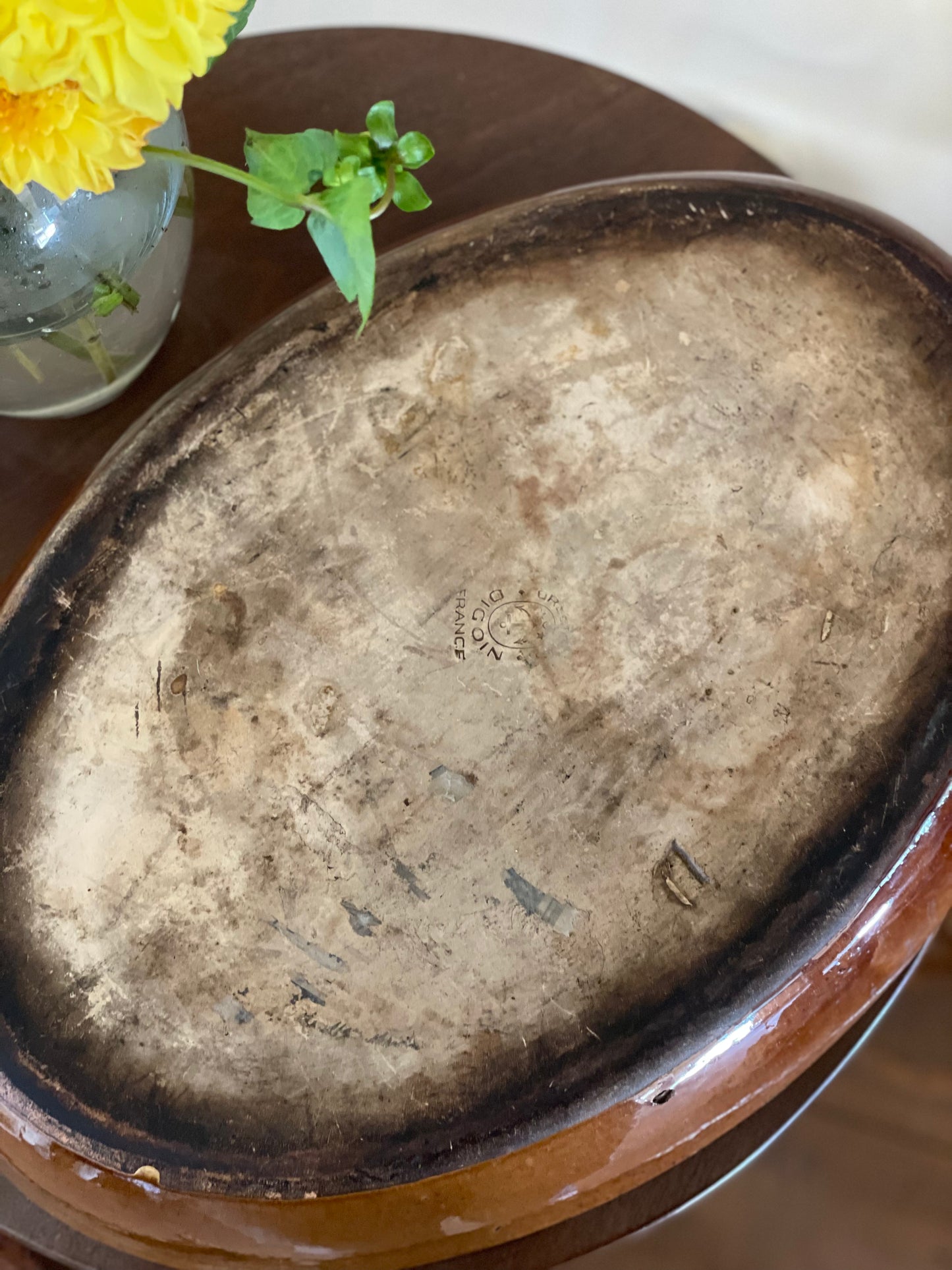 Vas de copt  foarte mare din ceramică-Franța, sec XX