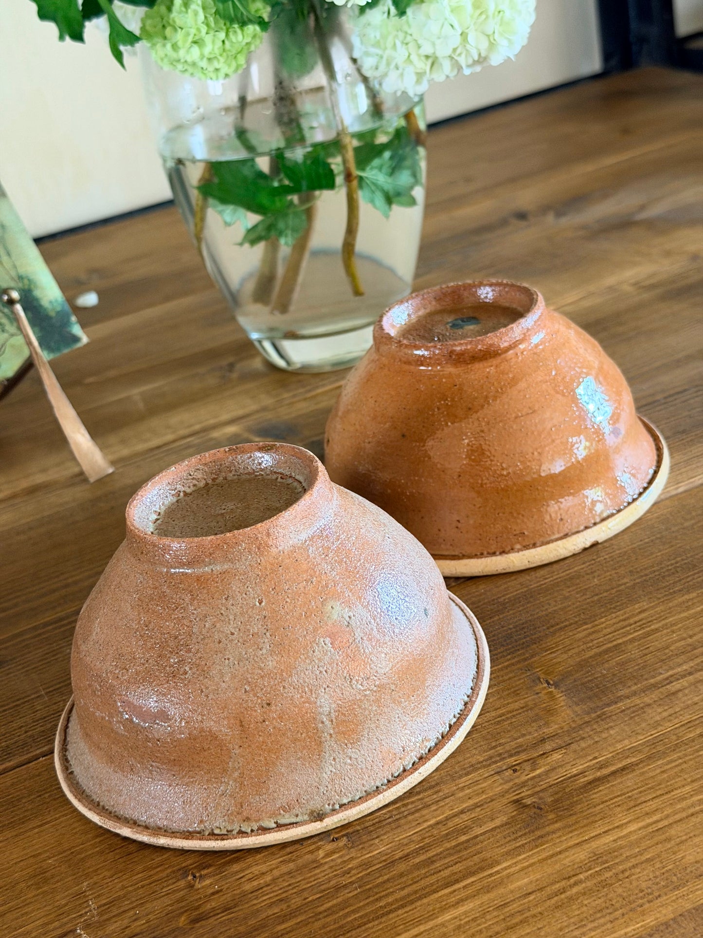 Set de două boluri vintage din ceramică tradițională