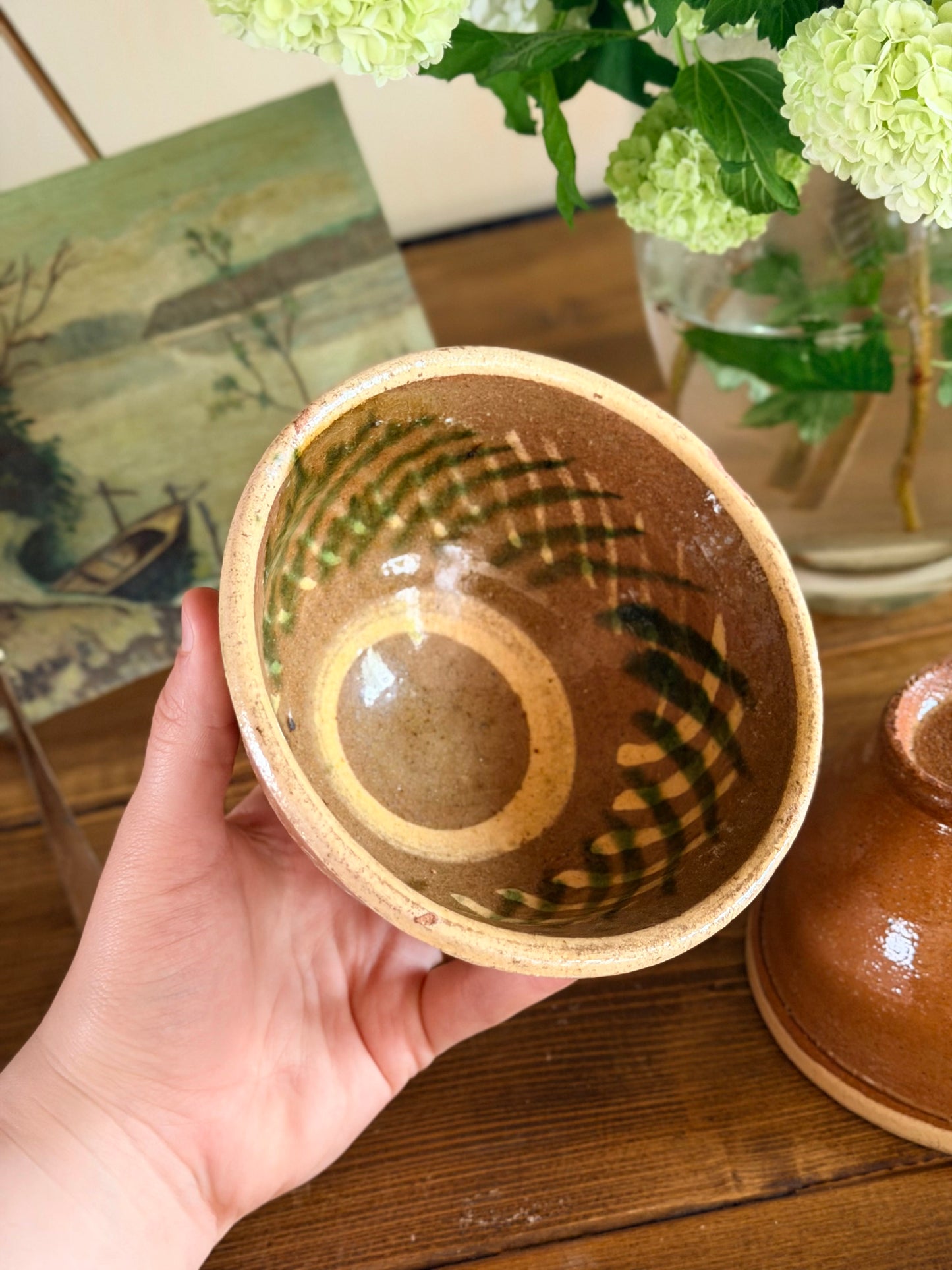 Set de două boluri vintage din ceramică tradițională