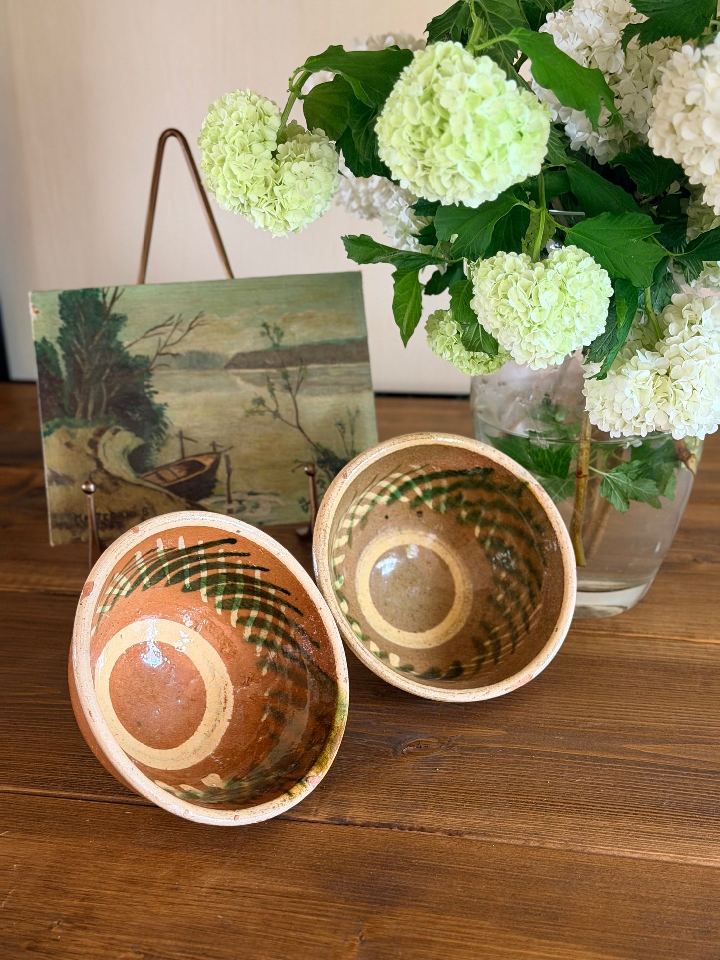 Set de două boluri vintage din ceramică tradițională