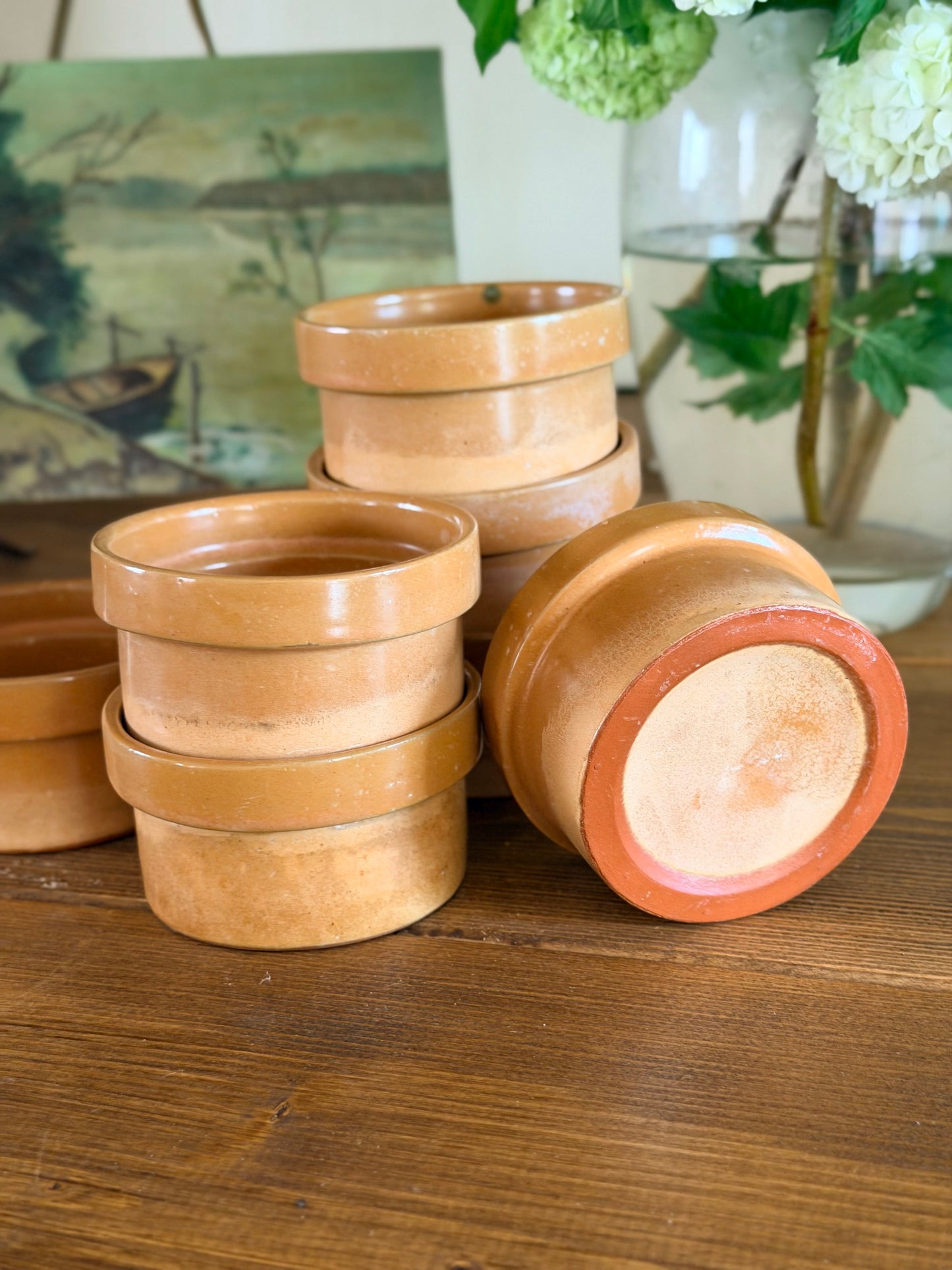 Set de 7 forme de desert pentru cuptor din ceramică
