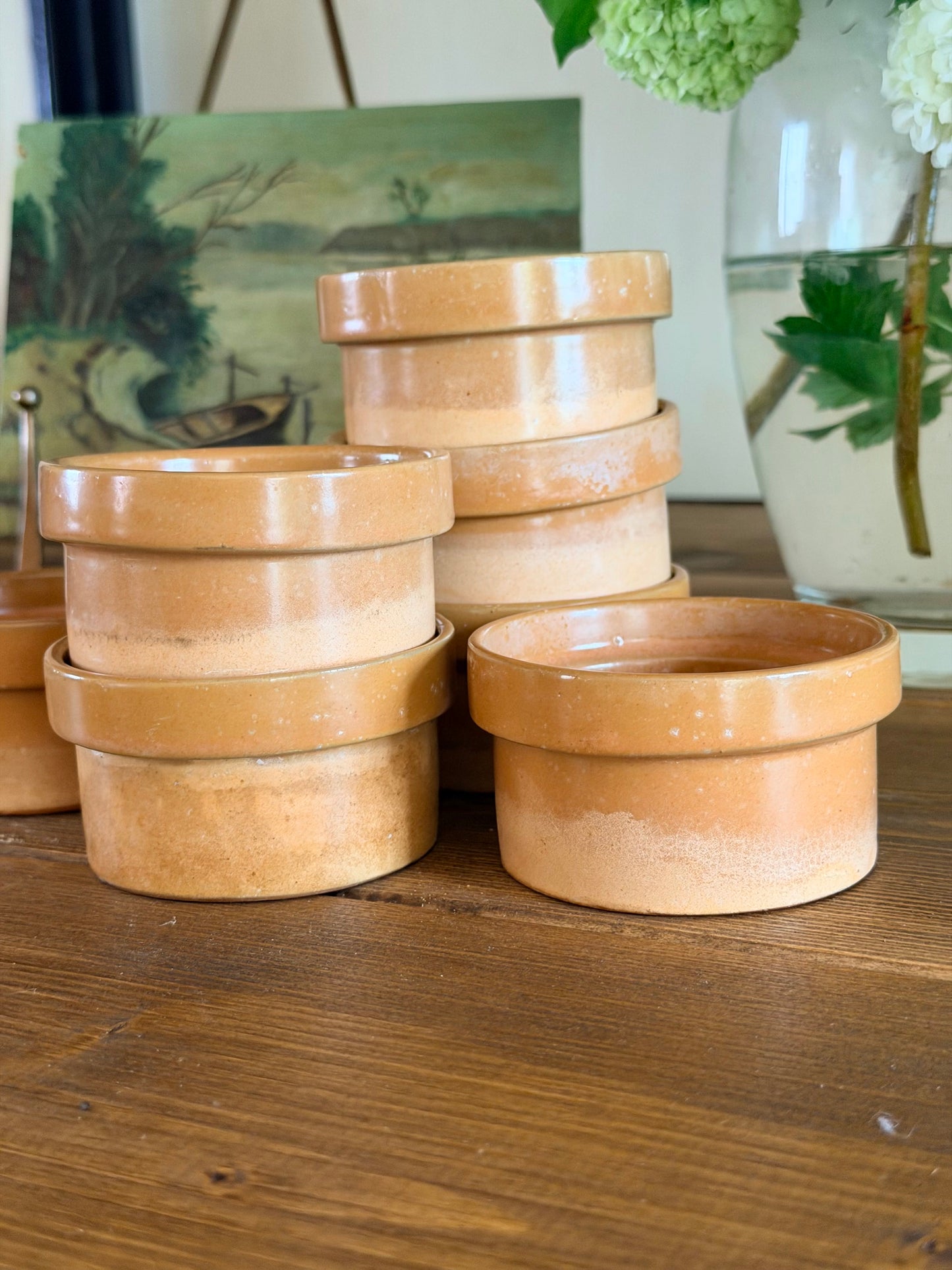 Set de 7 forme de desert pentru cuptor din ceramică