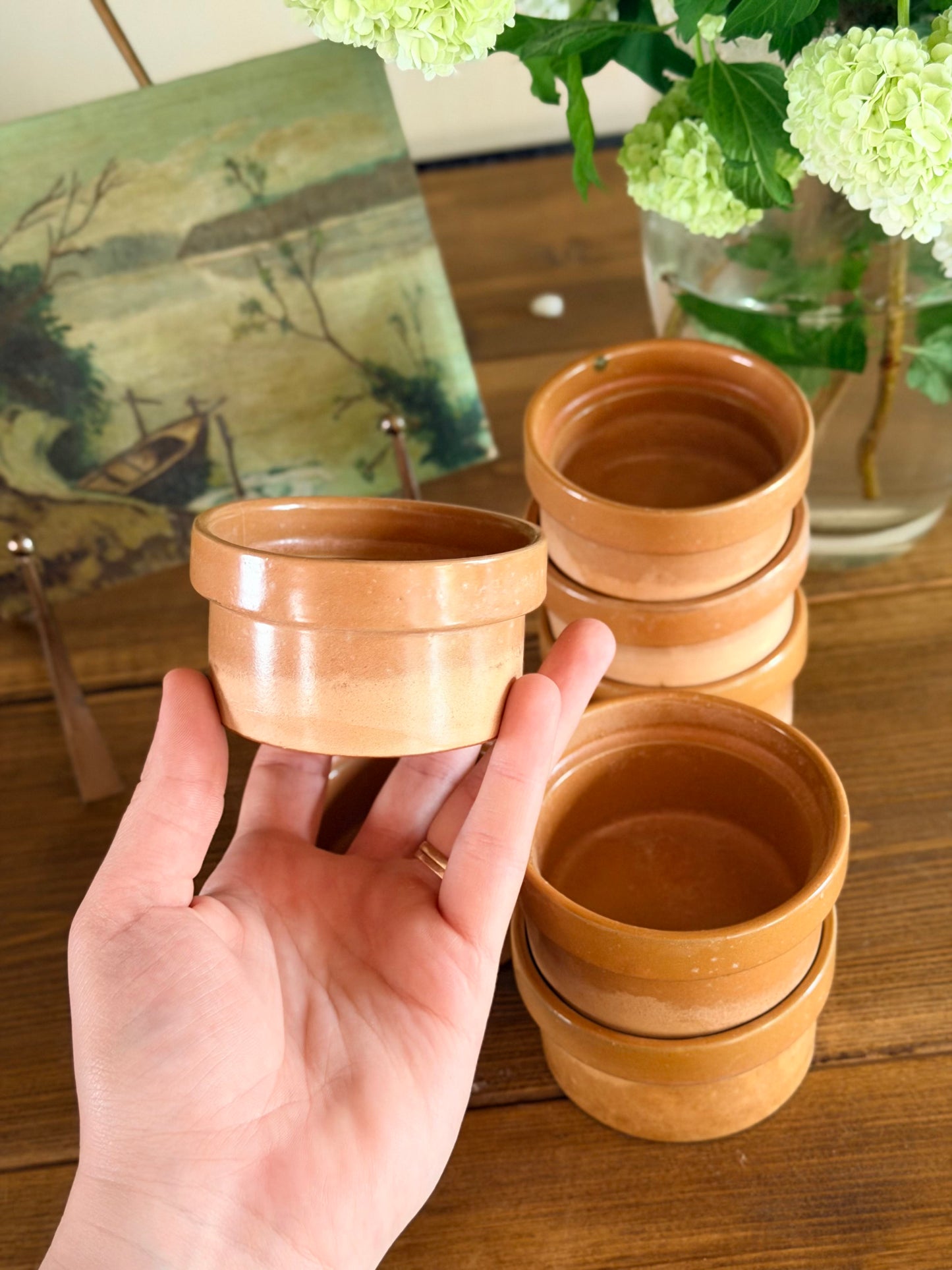 Set de 7 forme de desert pentru cuptor din ceramică