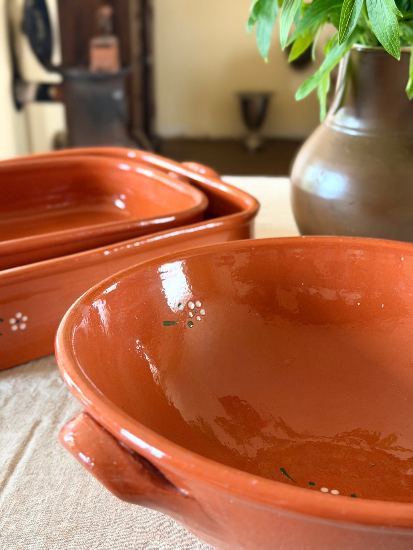 Vas de frământat din ceramică portugheză "Olaria di Aldeia"