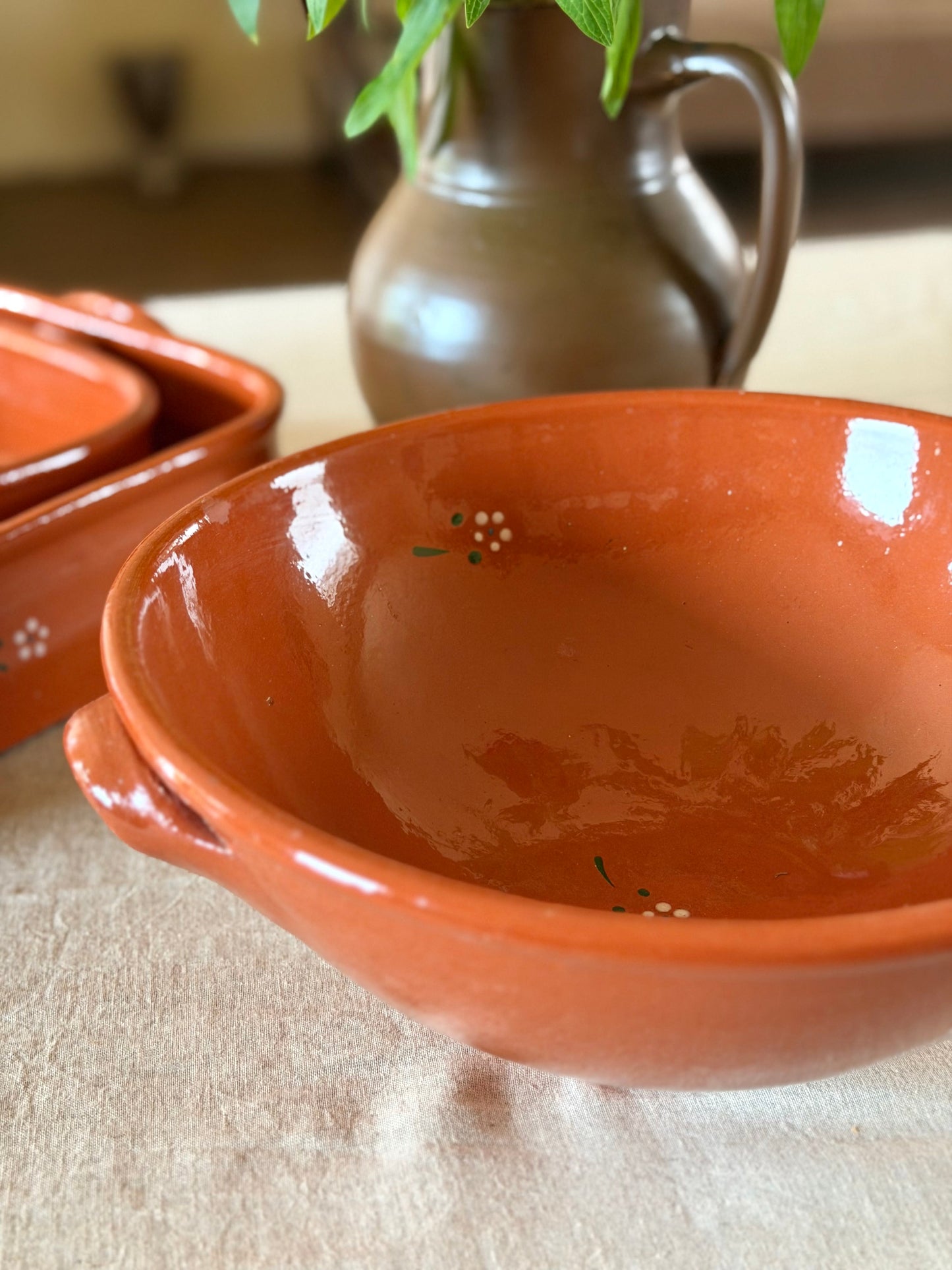 Vas de frământat din ceramică portugheză "Olaria di Aldeia"
