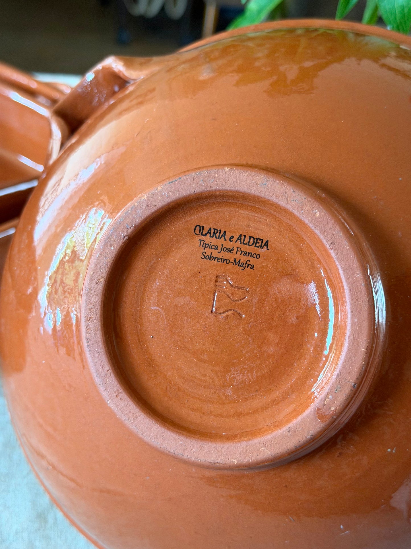 Vas de frământat din ceramică portugheză "Olaria di Aldeia"