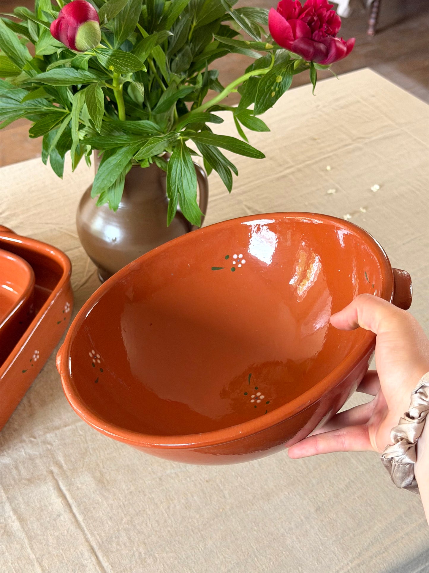 Vas de frământat din ceramică portugheză "Olaria di Aldeia"