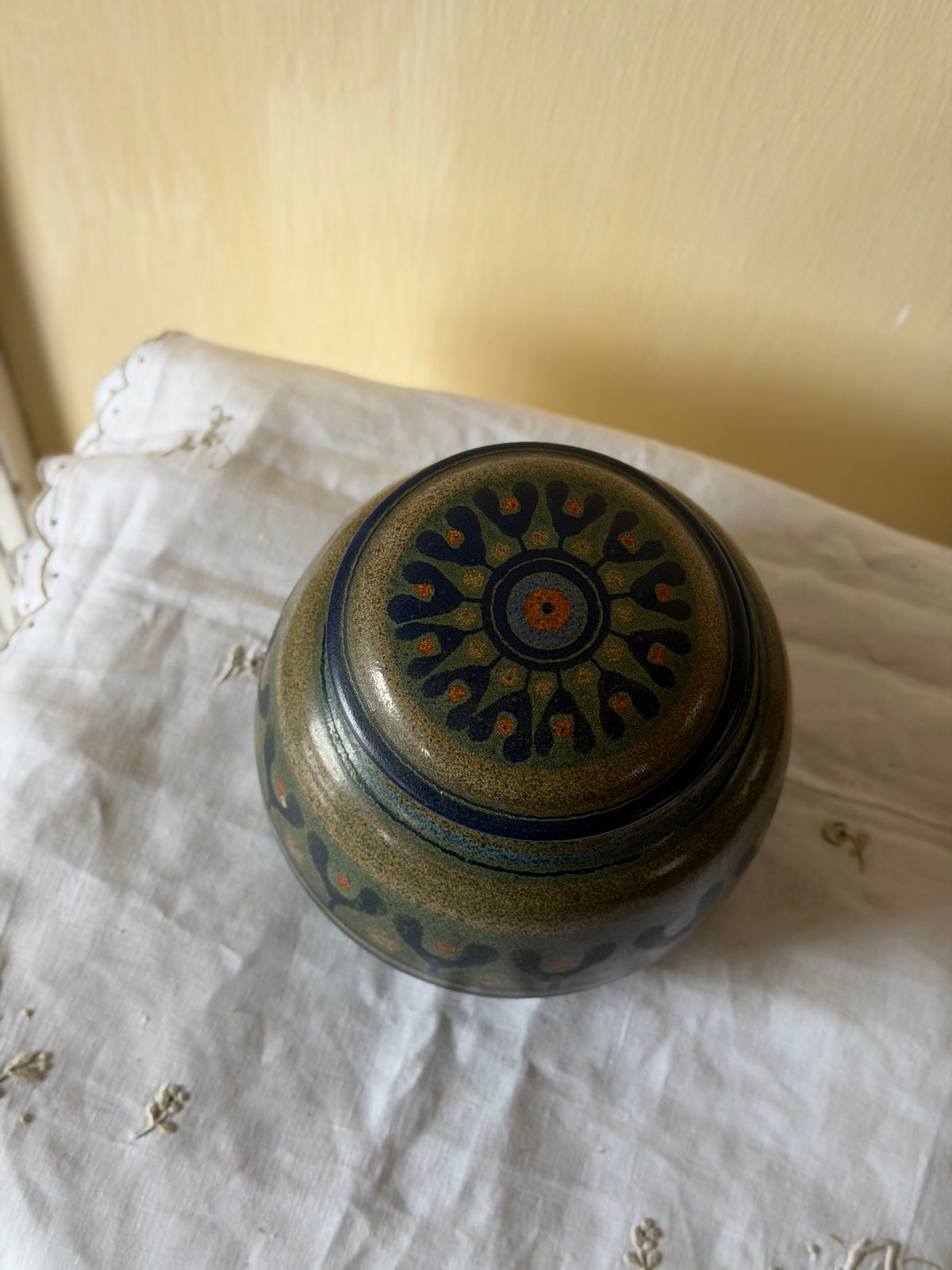 Borcan mare design vintage KMK Mora Ceramics
