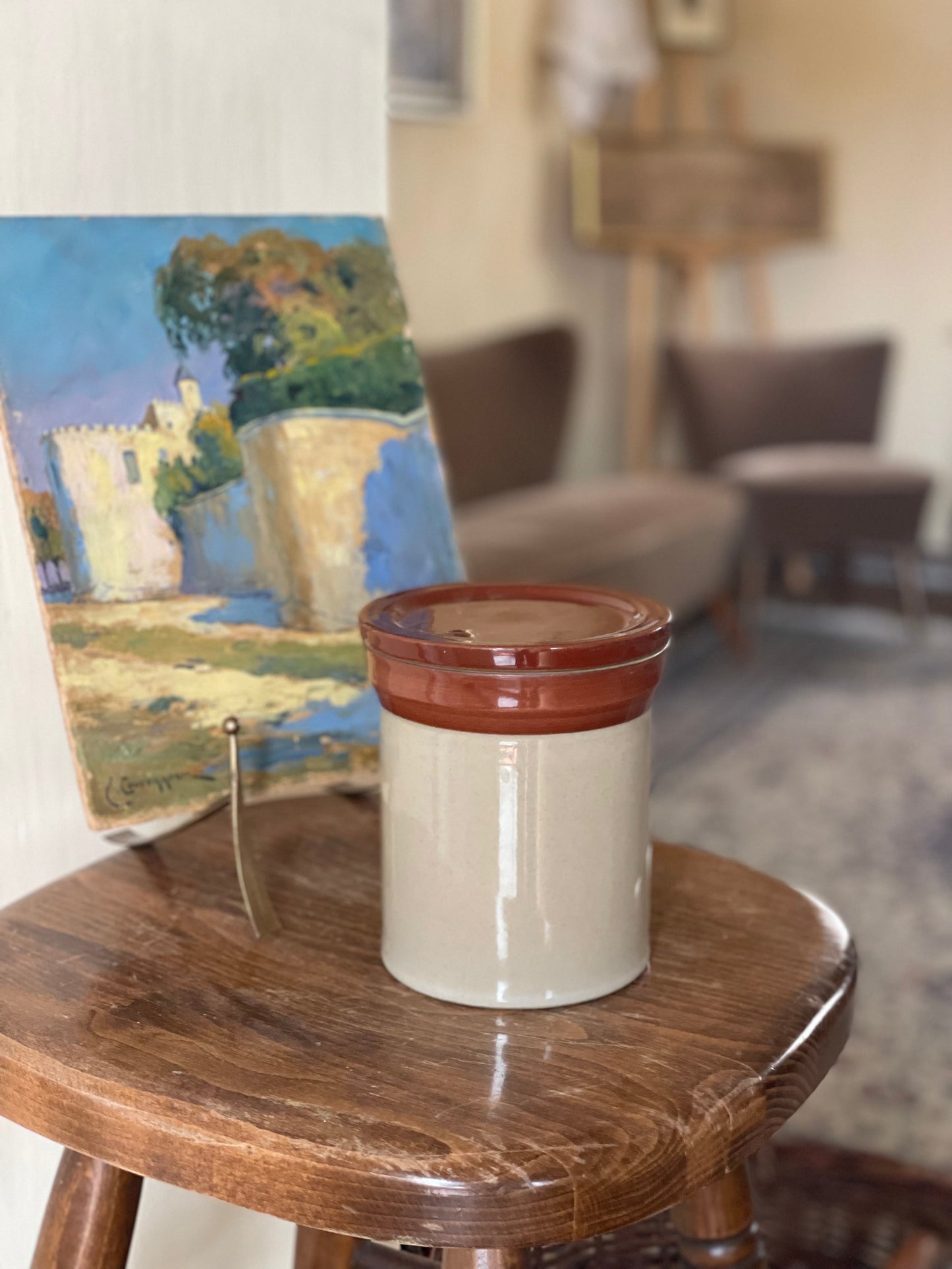 Recipient englezesc din ceramică