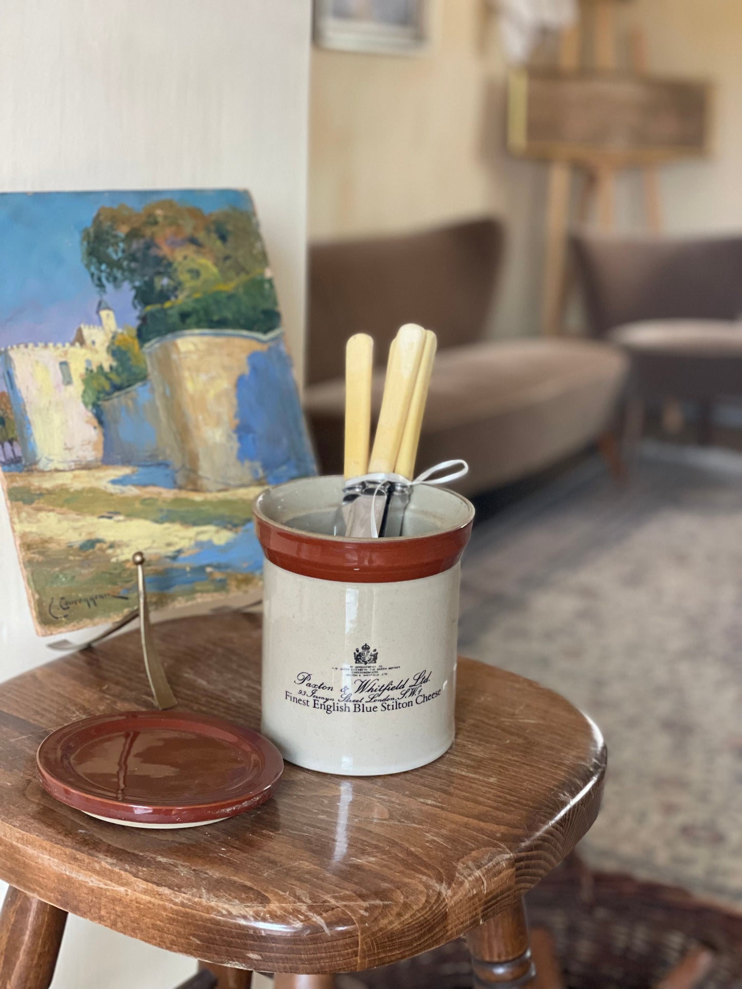 Recipient englezesc din ceramică