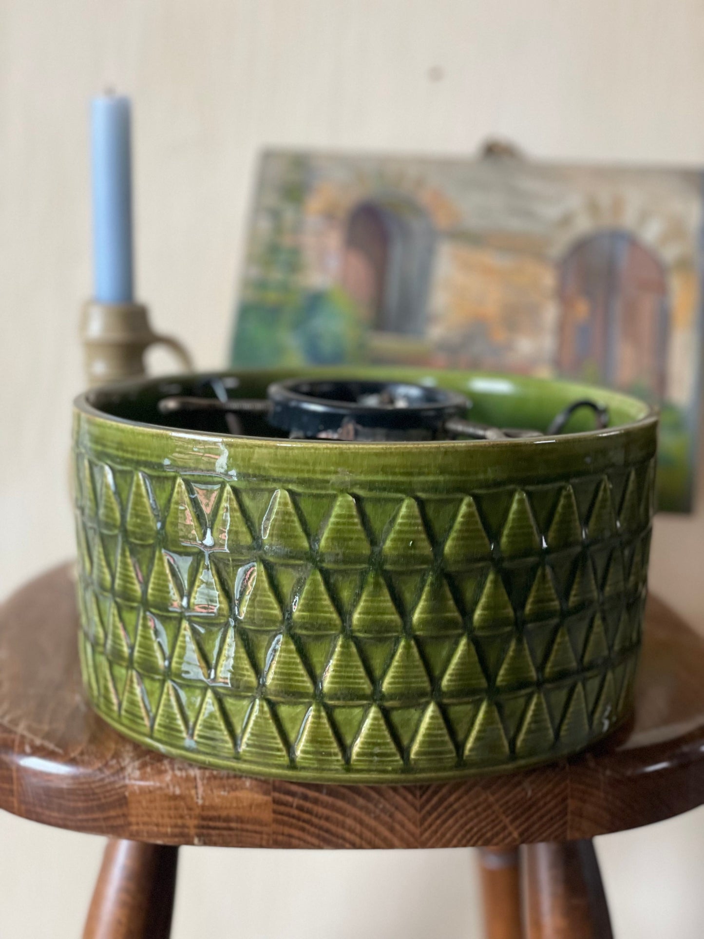 Suport brad de Crăciun din ceramică