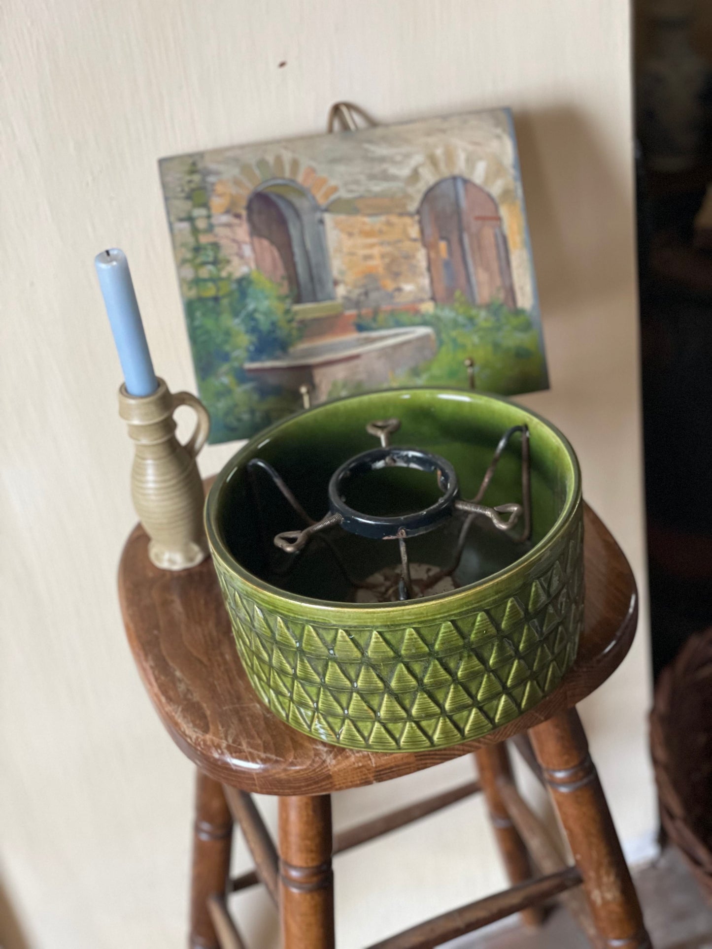 Suport brad de Crăciun din ceramică