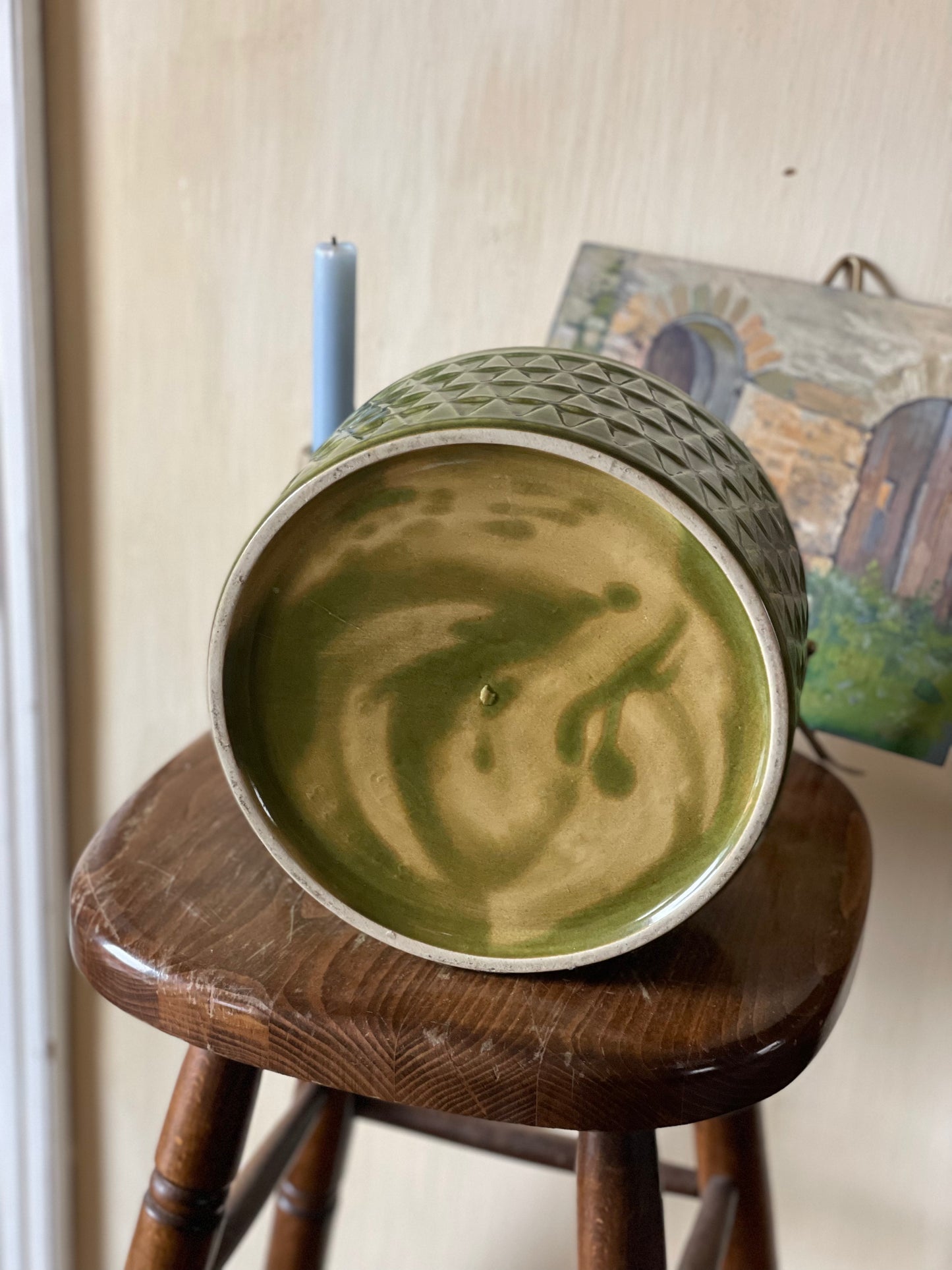 Suport brad de Crăciun din ceramică