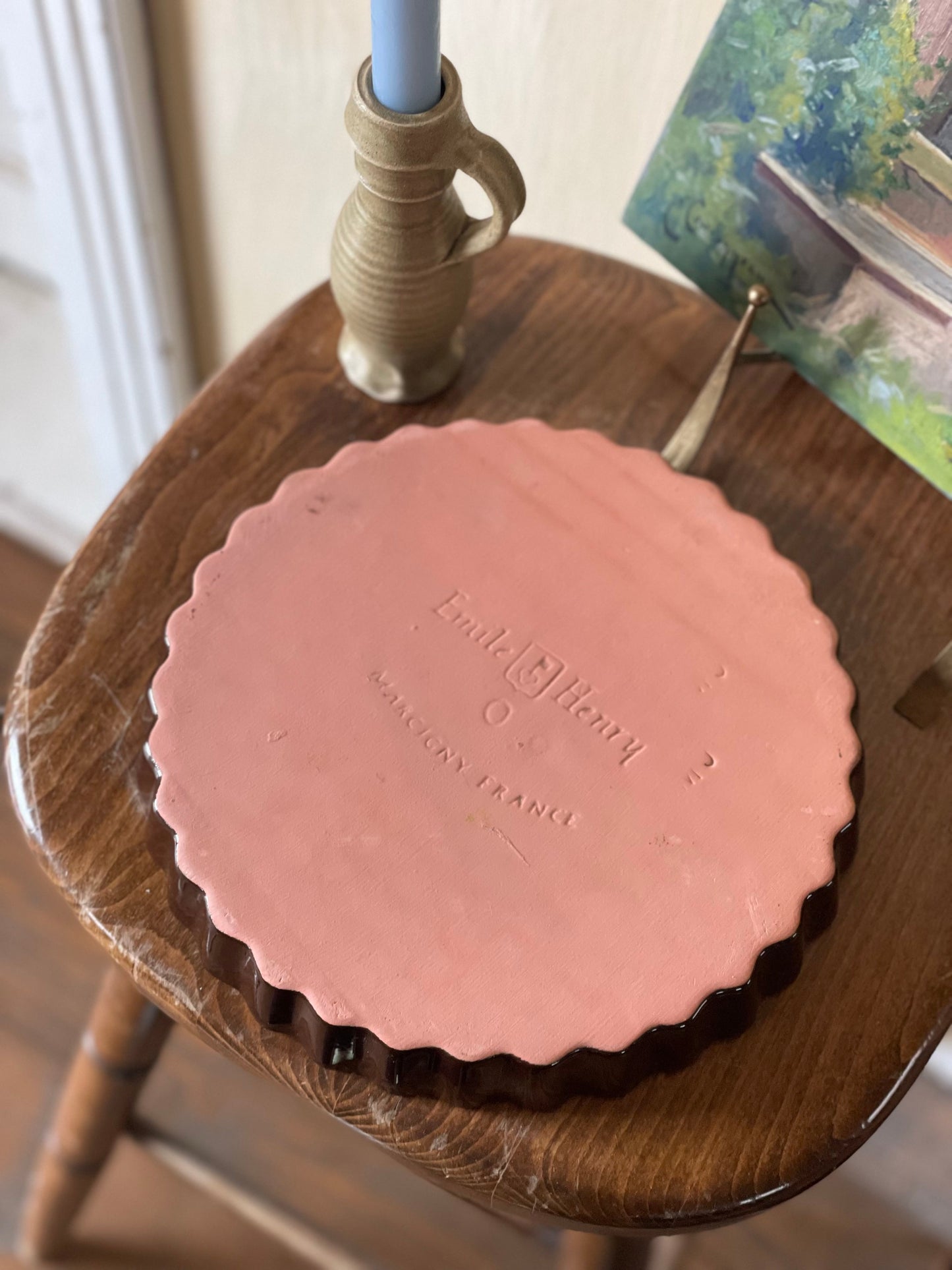 Tavă franțuzească pentru tartă din ceramică