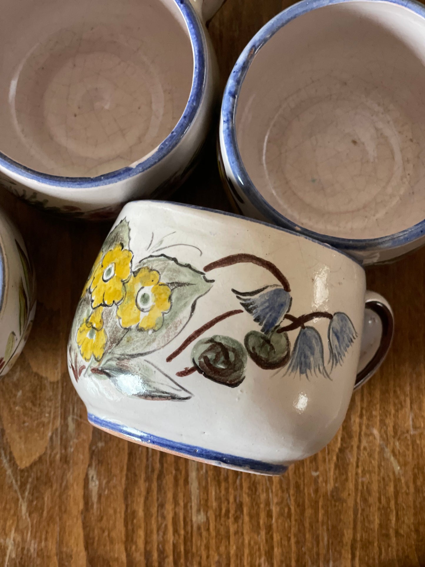 Cană ceramică pictată manual florală