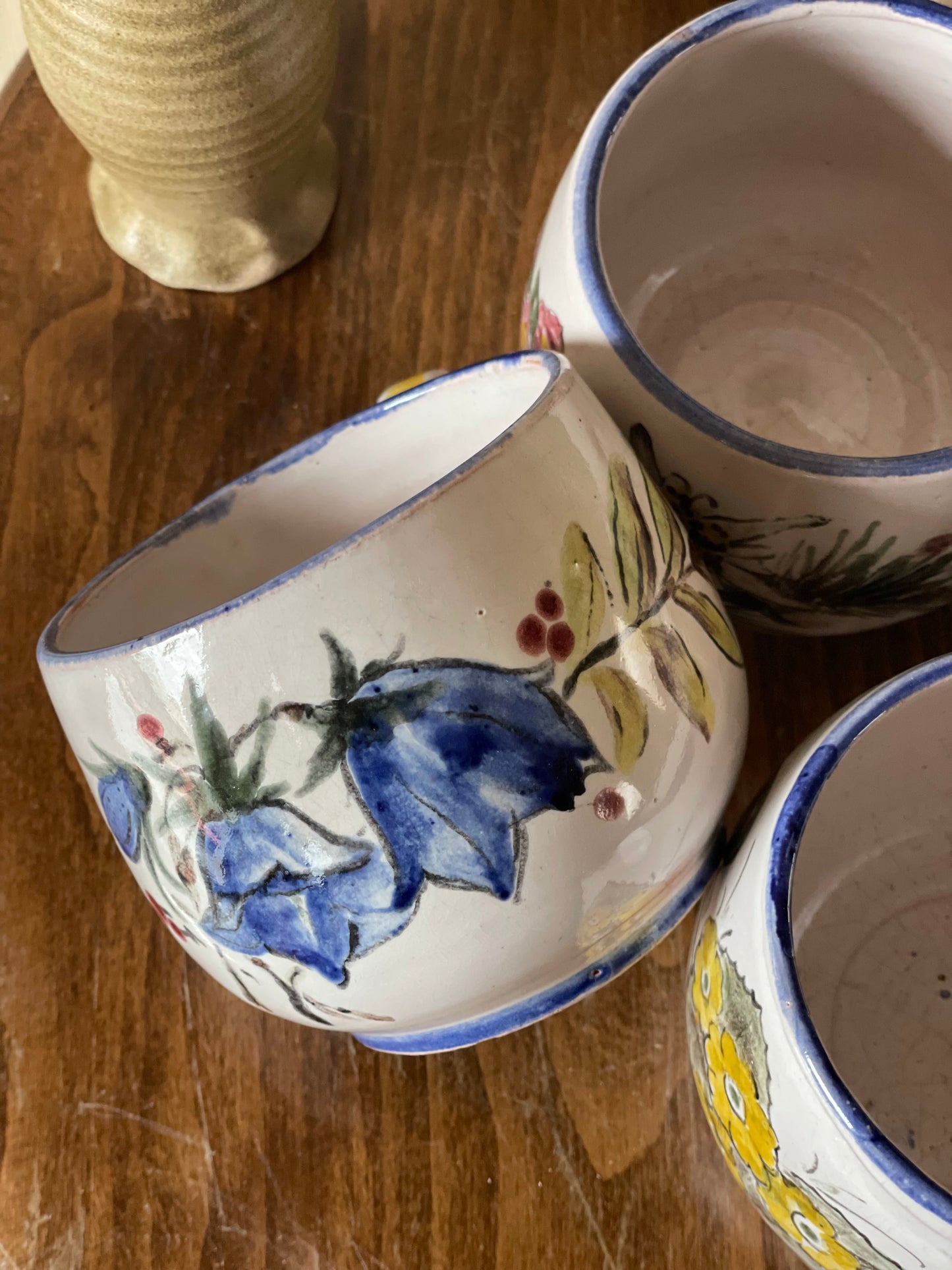 Cană ceramică pictată manual florală