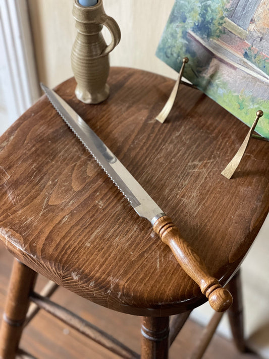 Cuțit pâine lemn masiv