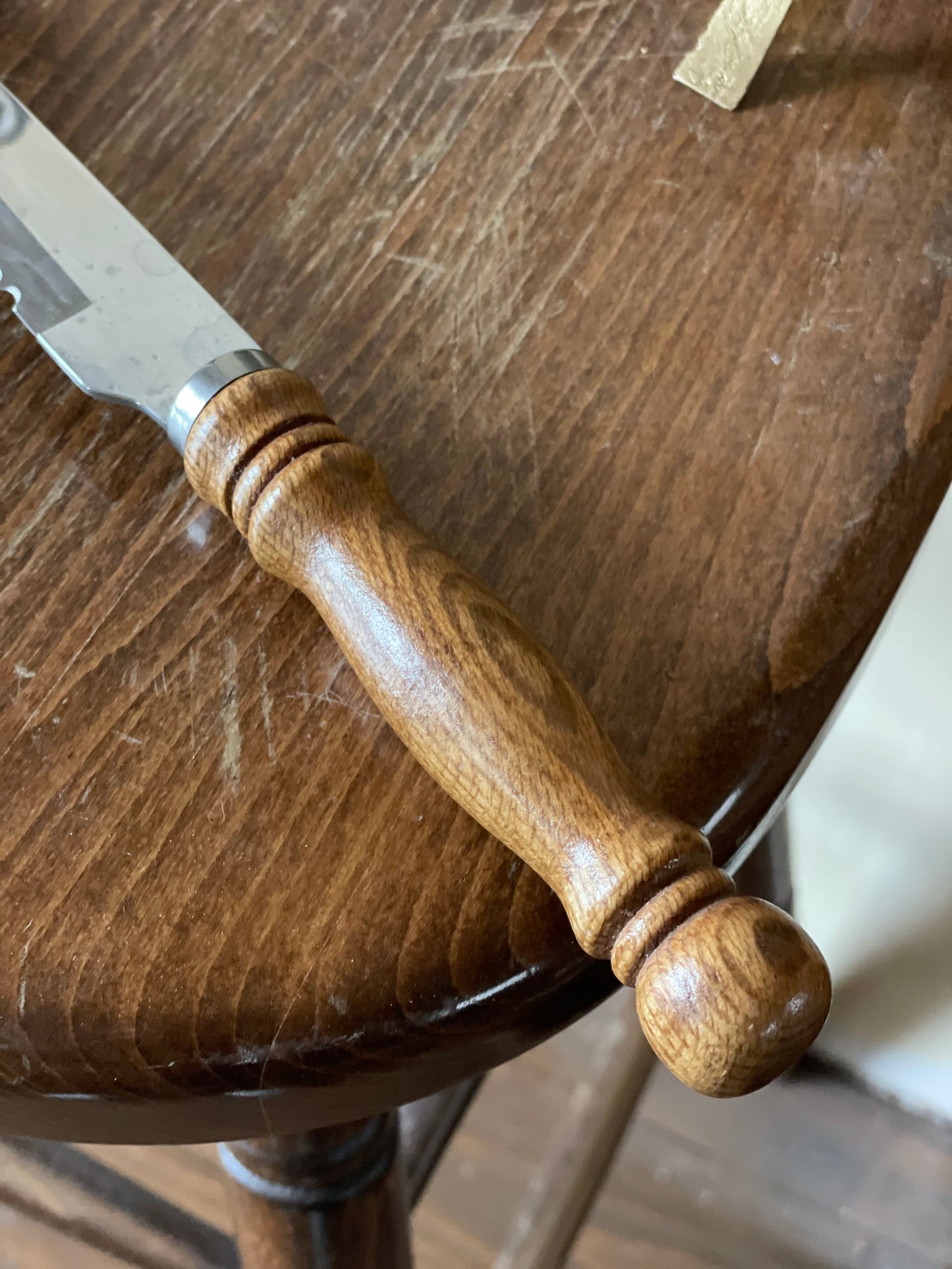 Cuțit pâine lemn masiv