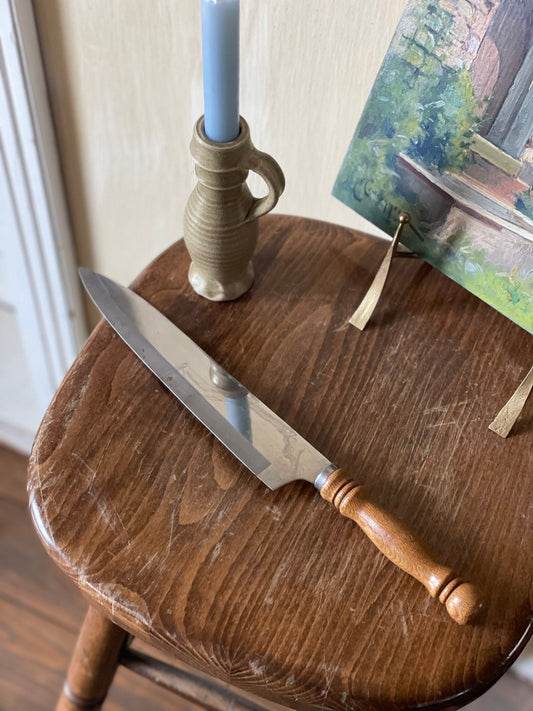 Cuțit bucătărie lemn masiv