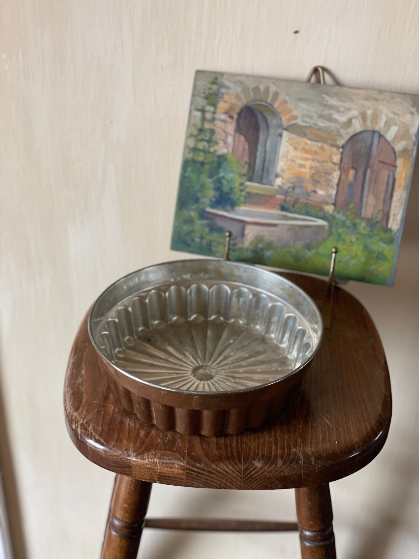 Formă vintage Charlotte Russe din cupru