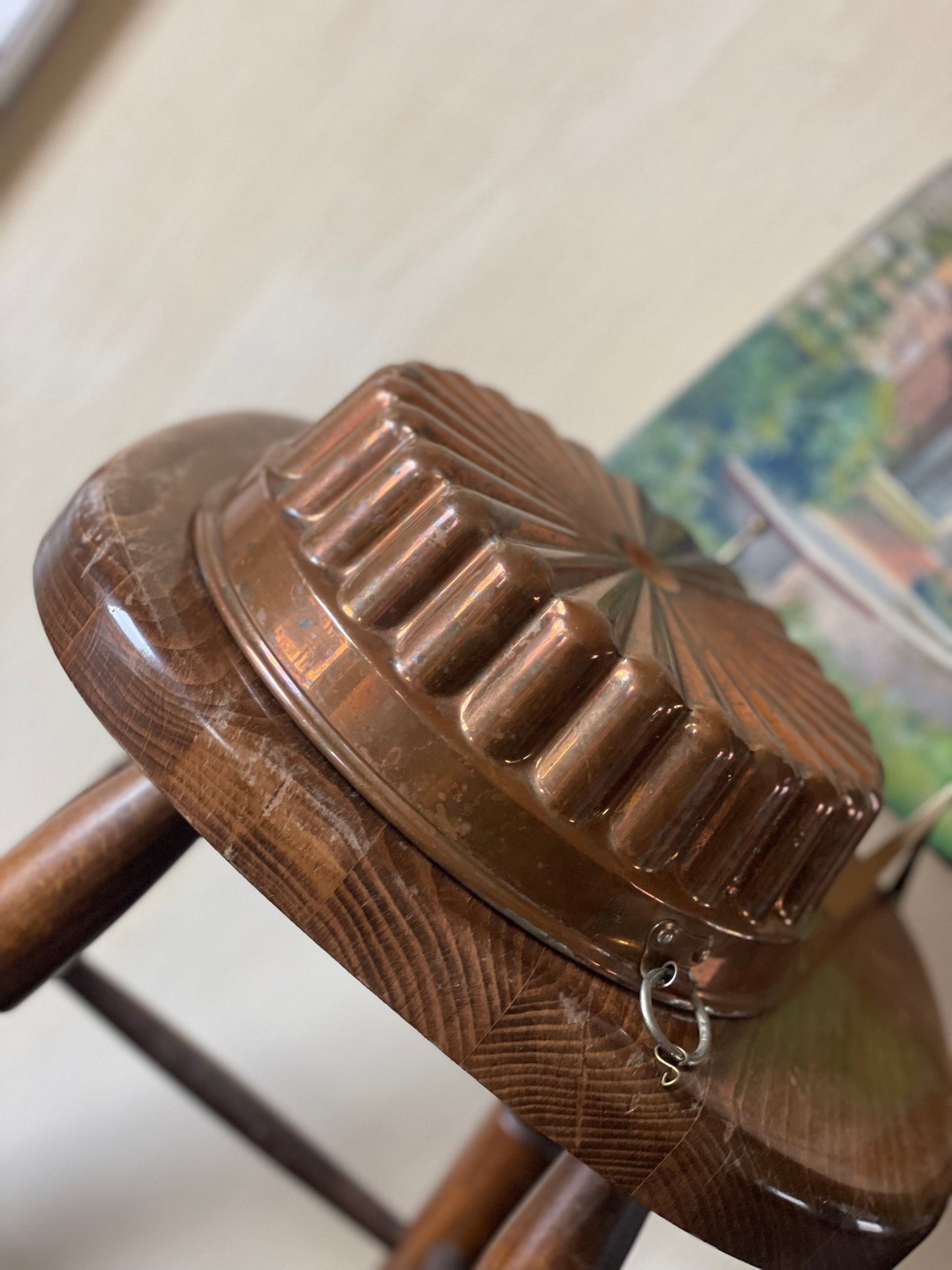 Formă vintage Charlotte Russe din cupru