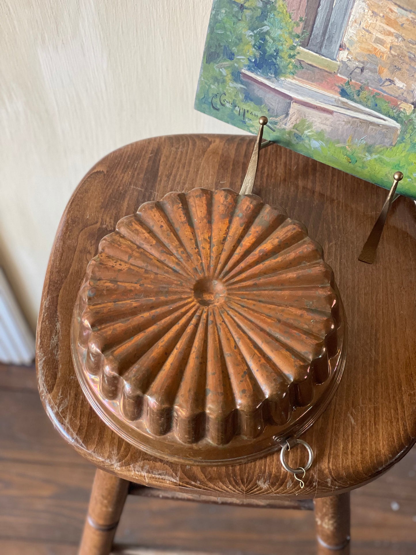 Formă vintage Charlotte Russe din cupru