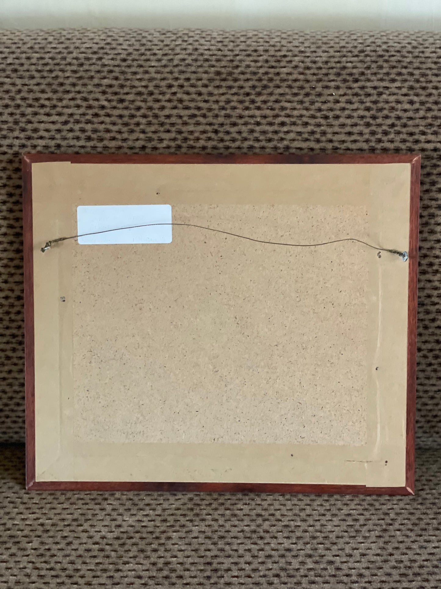 Tablou pictat watercolor motiv marin, semnat