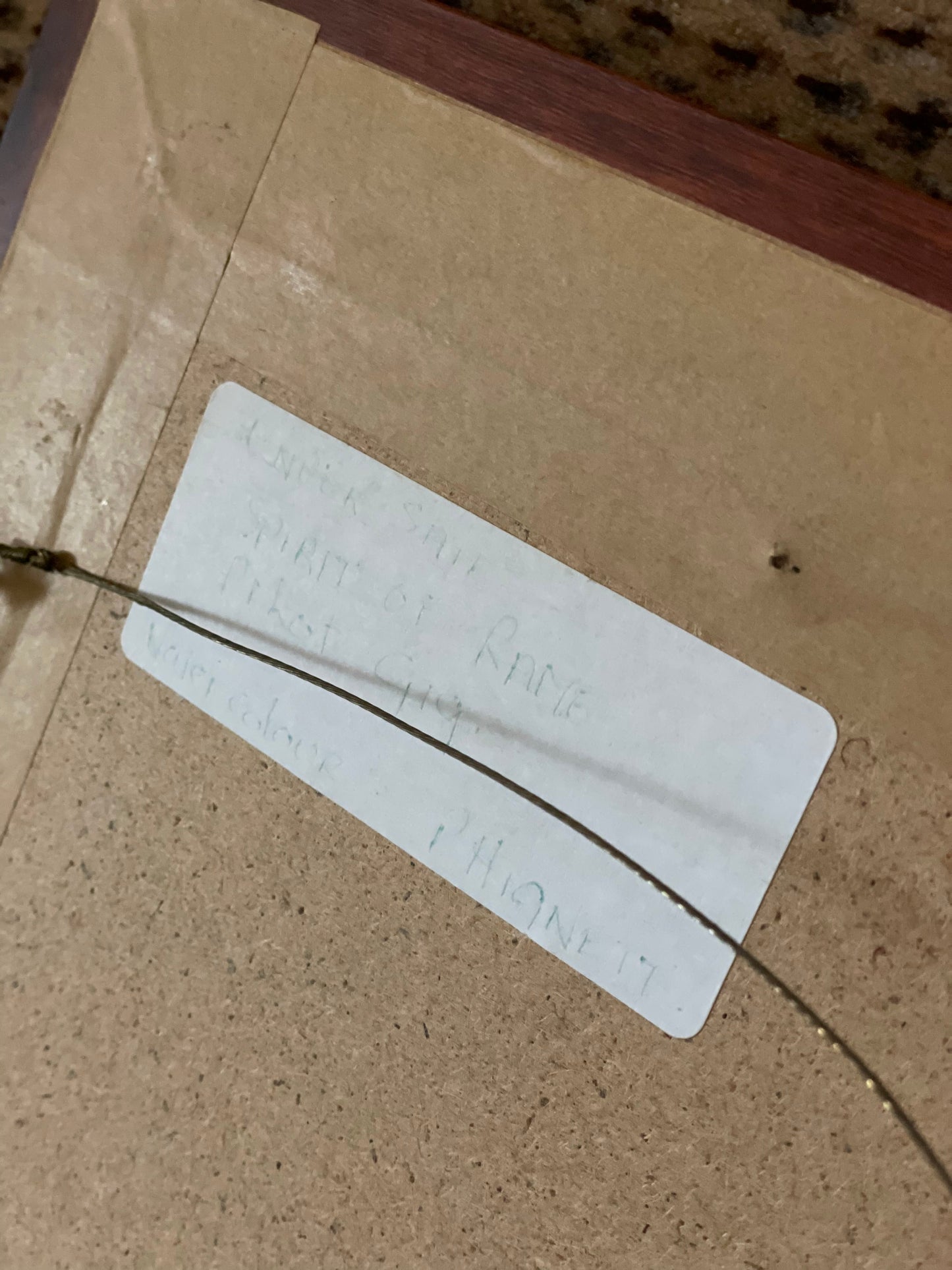 Tablou pictat watercolor motiv marin, semnat