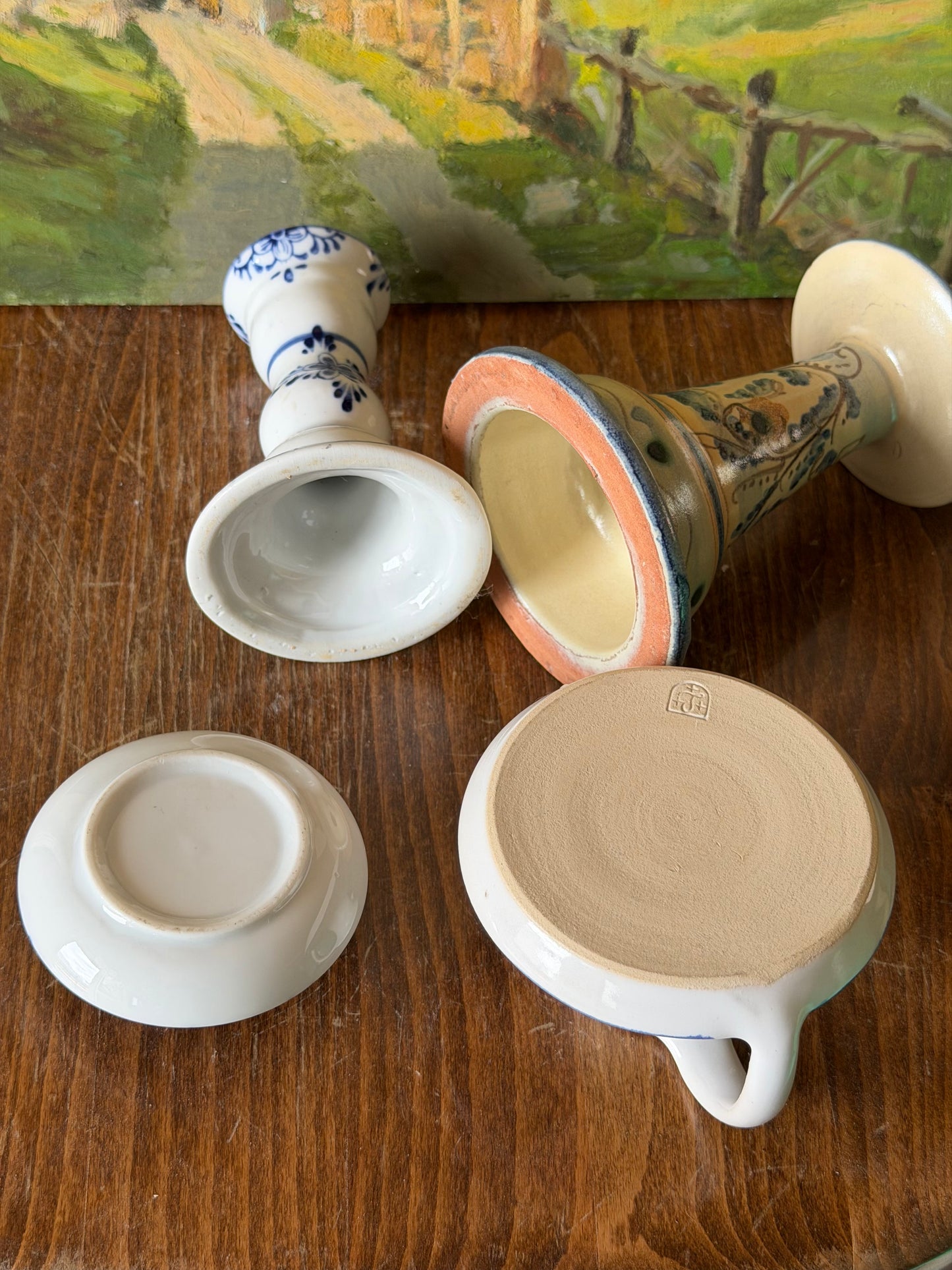 Diverse suporturi pentru lumânări din ceramică