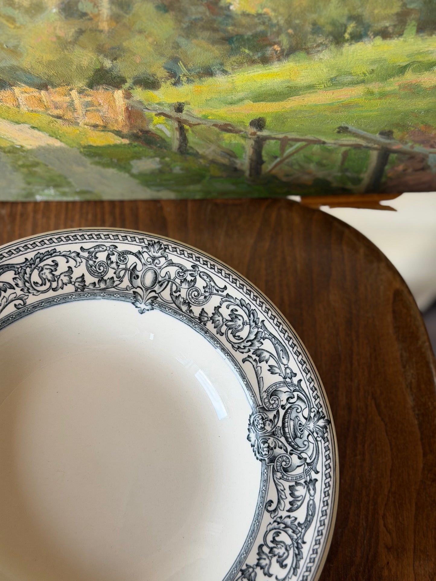 Set de 4 farfurii supa Tees Alfred Meakin, England