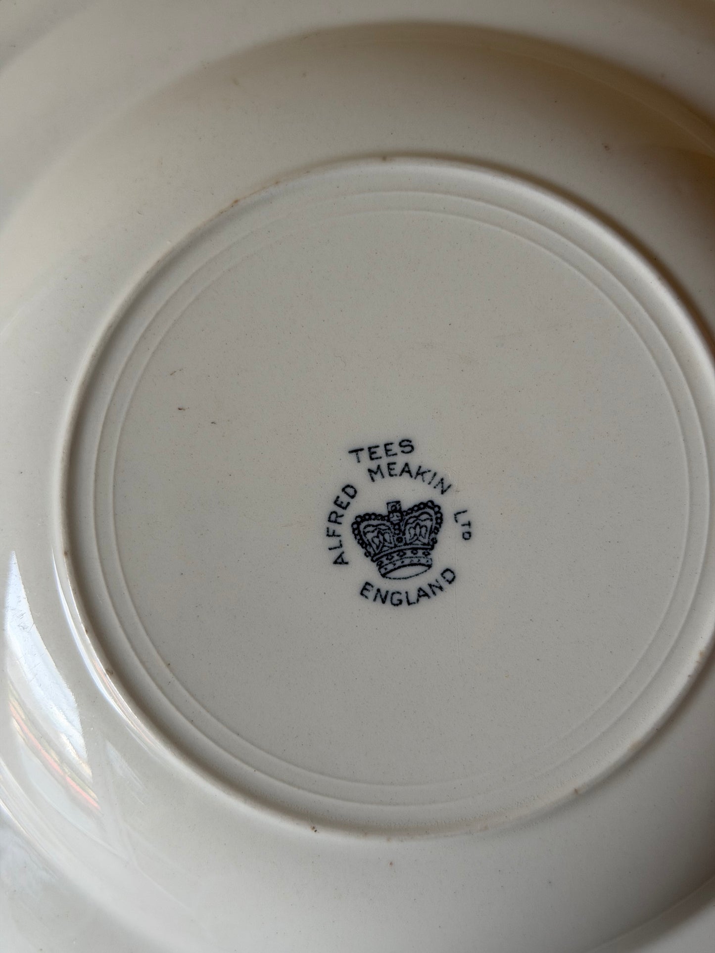 Set de 4 farfurii supa Tees Alfred Meakin, England