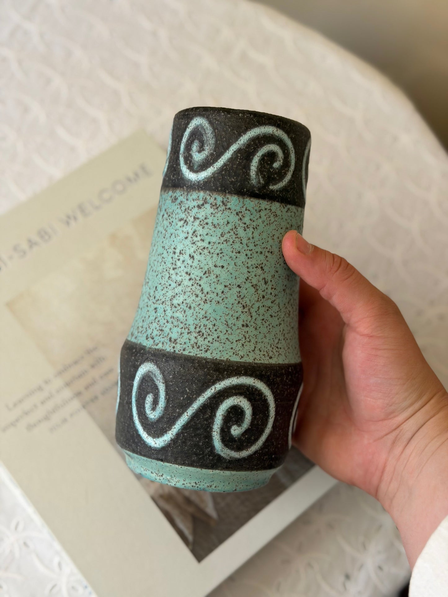 Vaza din ceramica de colectie Mid Century-by Scheurich