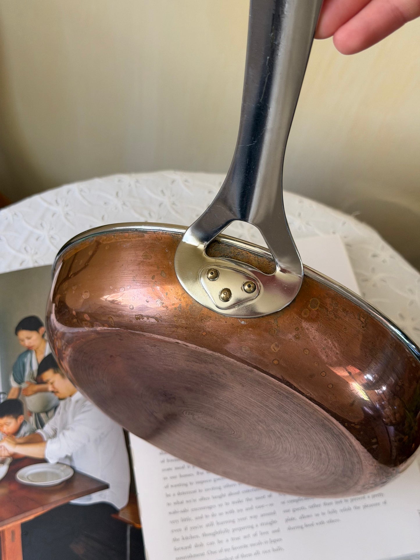 Tigaie din cupru rară Polaris Copper Norway 1960s