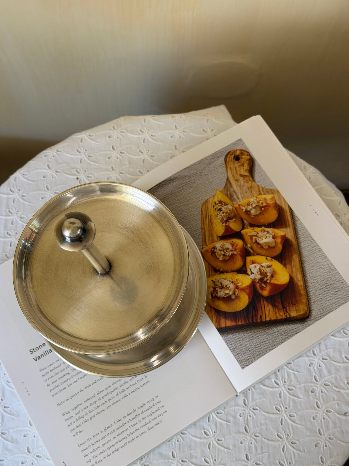 Platou supraetajat vintage argintat