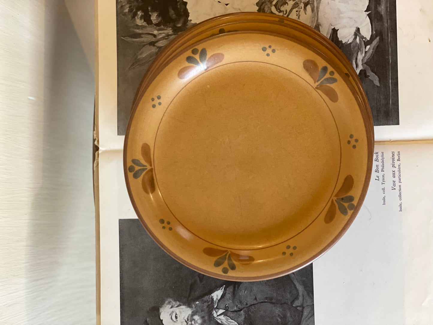 Farfurii vintage ceramică motiv floral