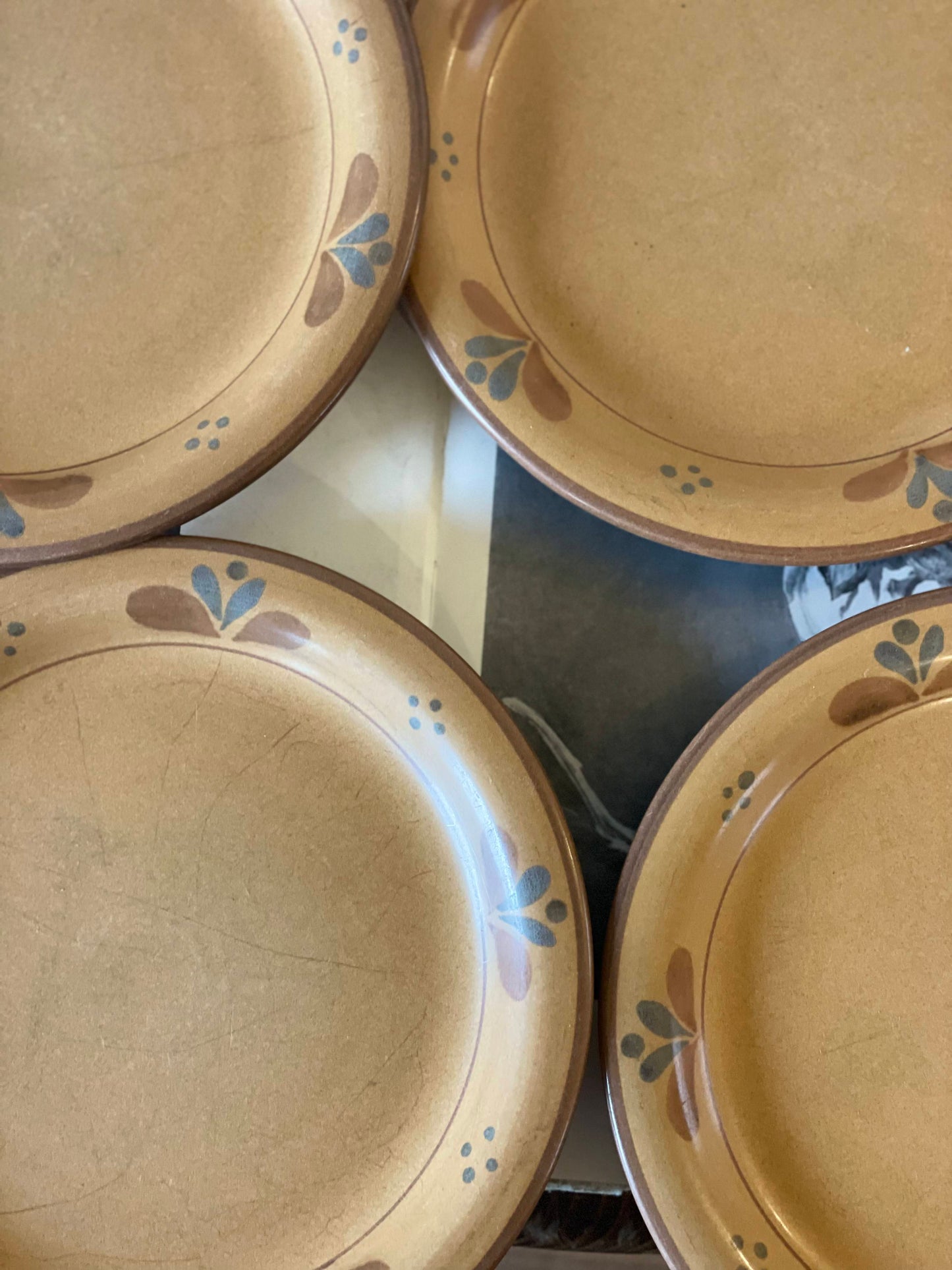 Farfurii vintage ceramică motiv floral