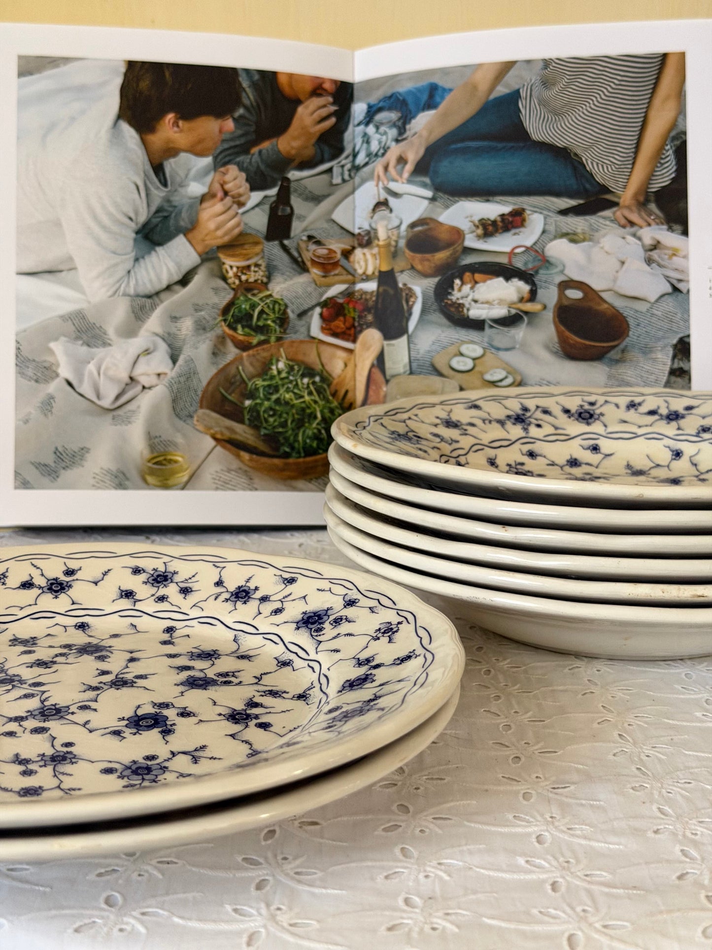 Diverse farfurii vintage englezești din ceramica glazurată