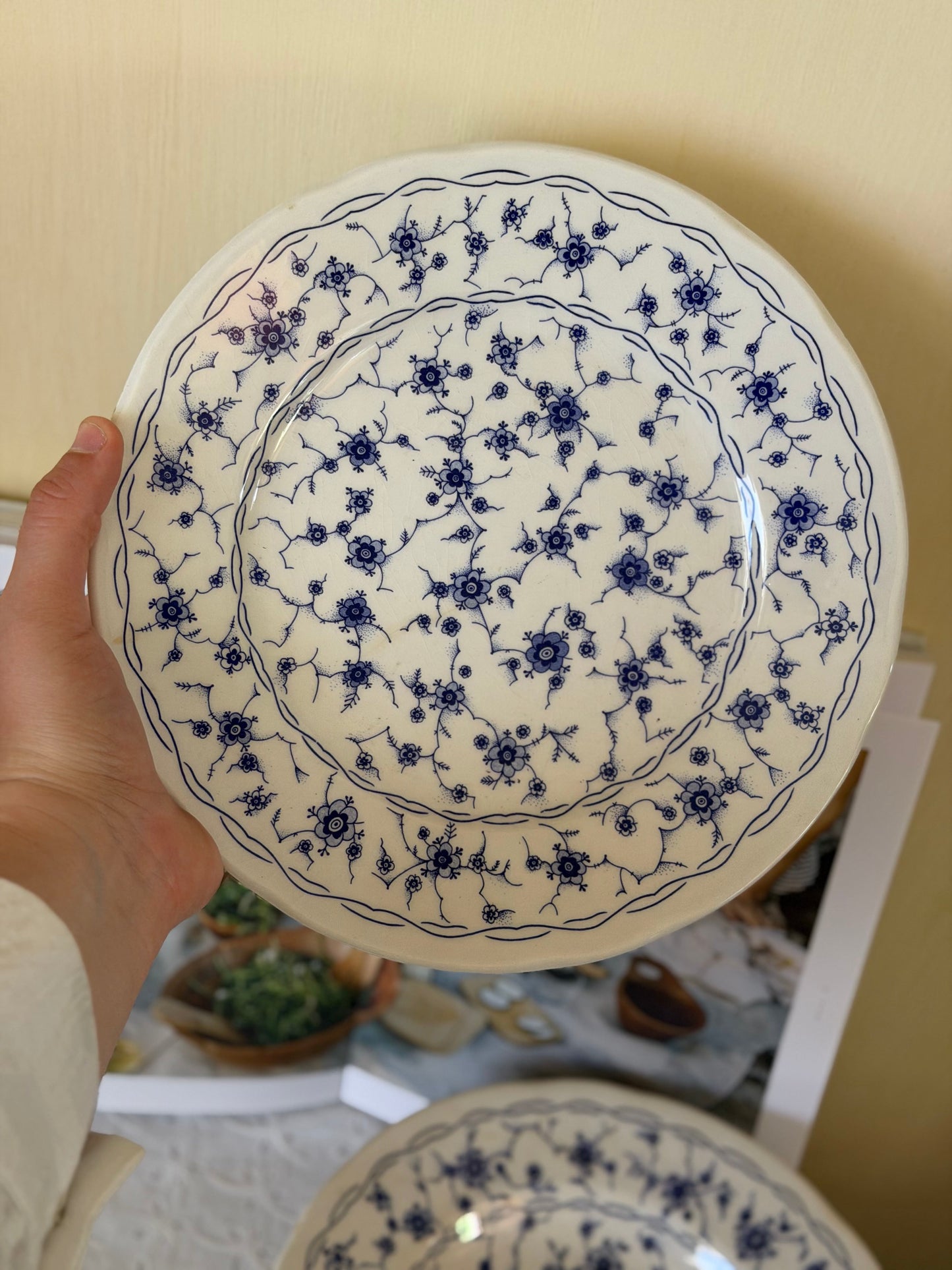 Diverse farfurii vintage englezești din ceramica glazurată