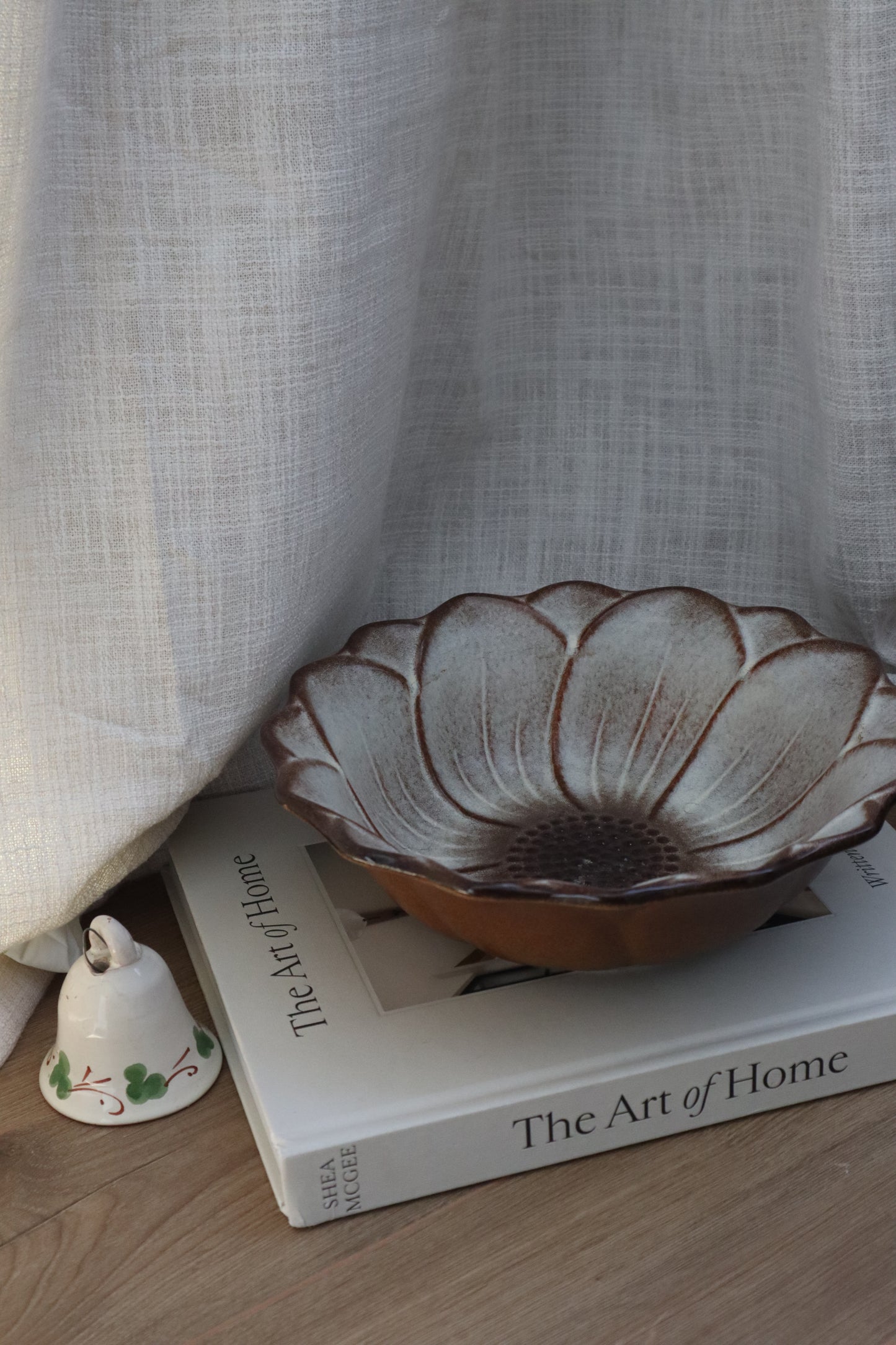 Bol din ceramică floarea soarelui lucrat manual