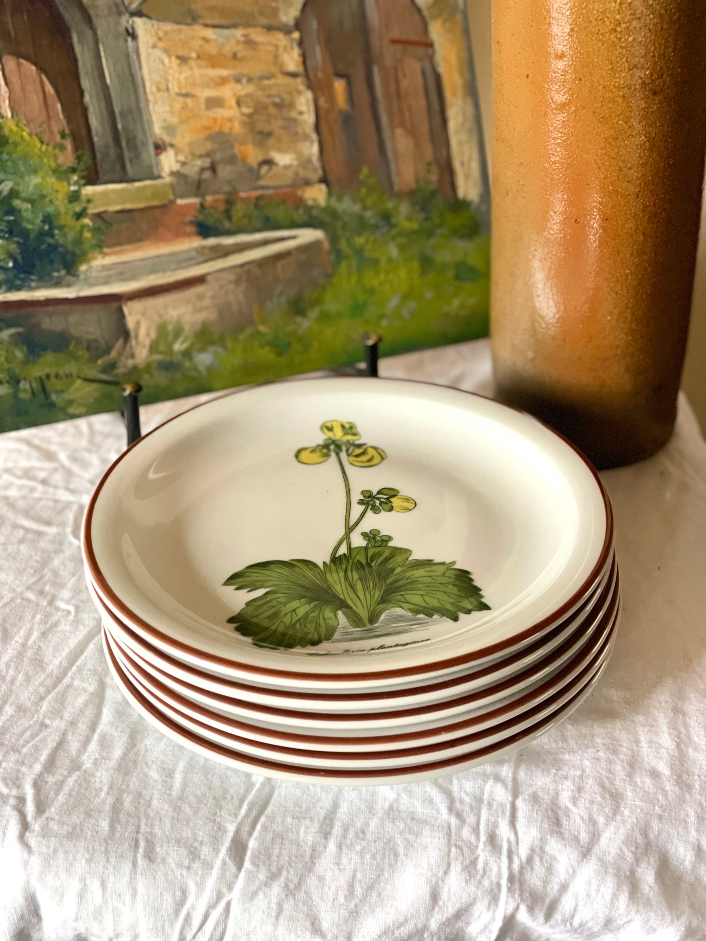 Farfurie florală din porțelan