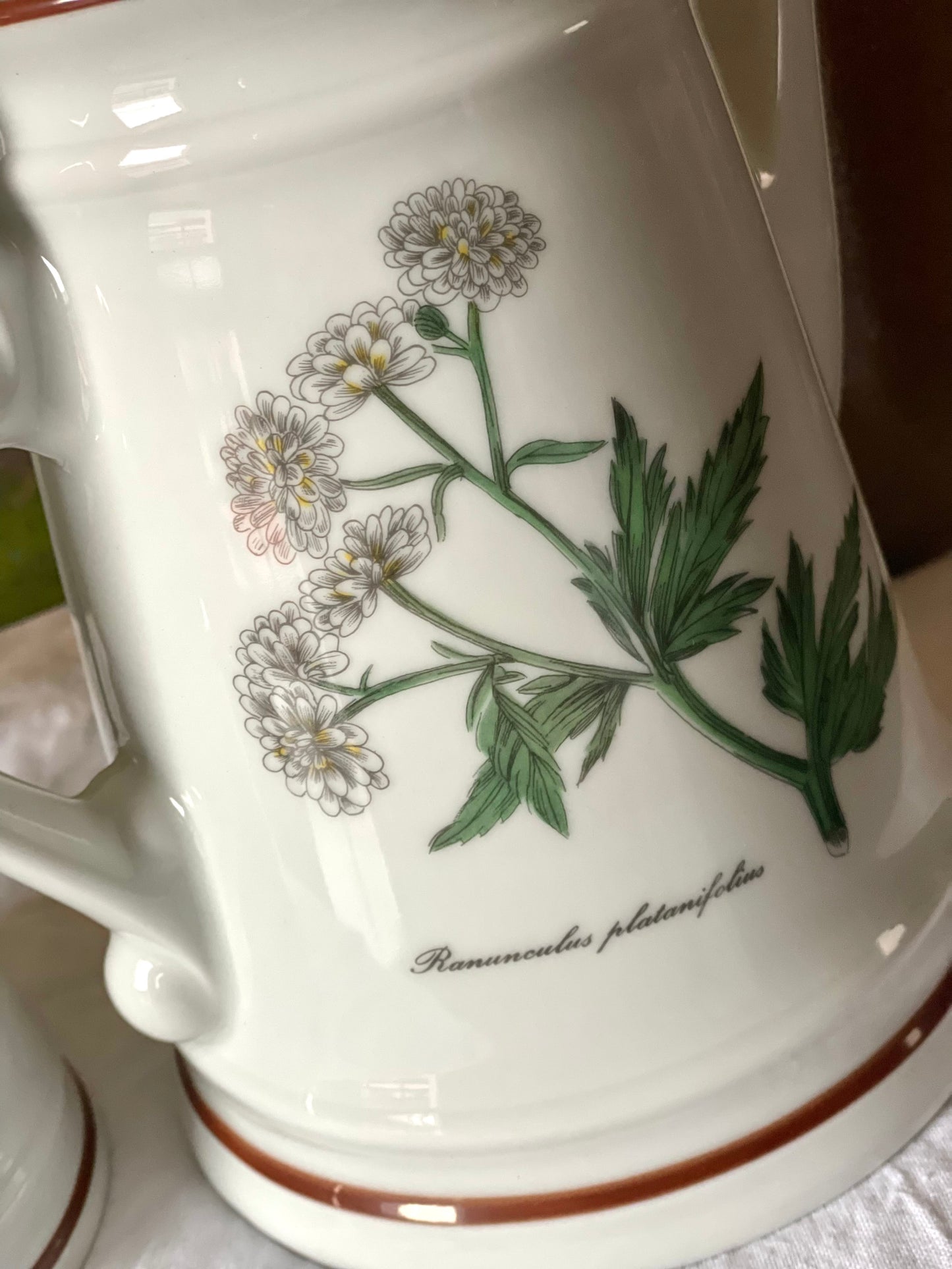 Set de ceai din porțelan floral