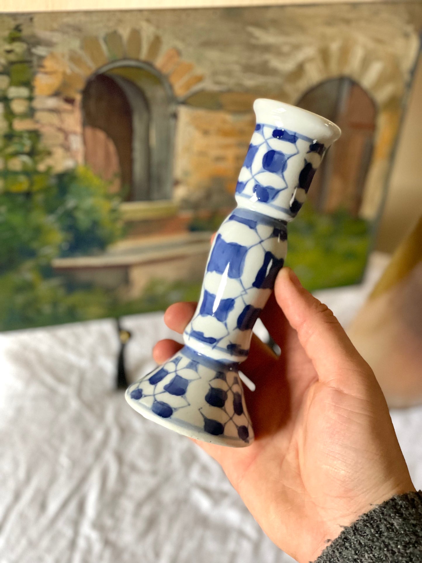 Suport lumânare porțelan