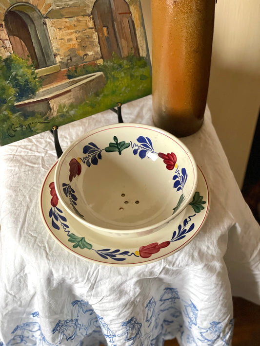 Set fructieră și farfurie ceramică Royal Boch