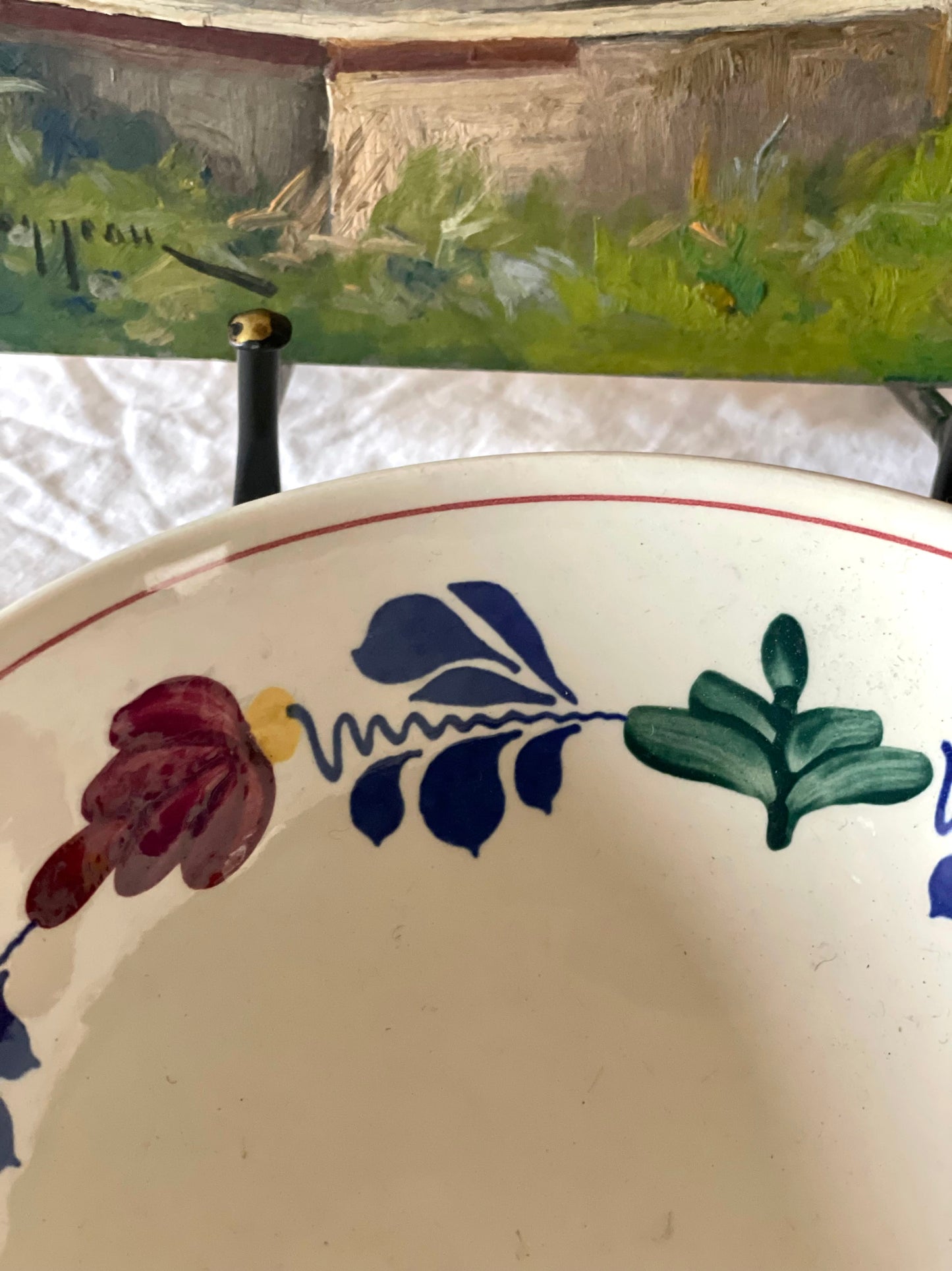 Set fructieră și farfurie ceramică Royal Boch