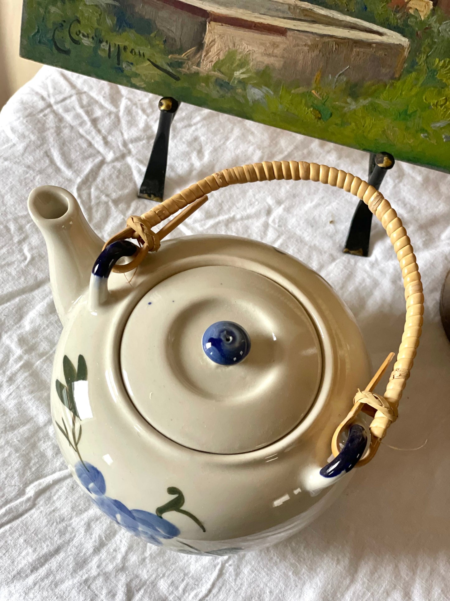 Ceainic ceramică pictat manual