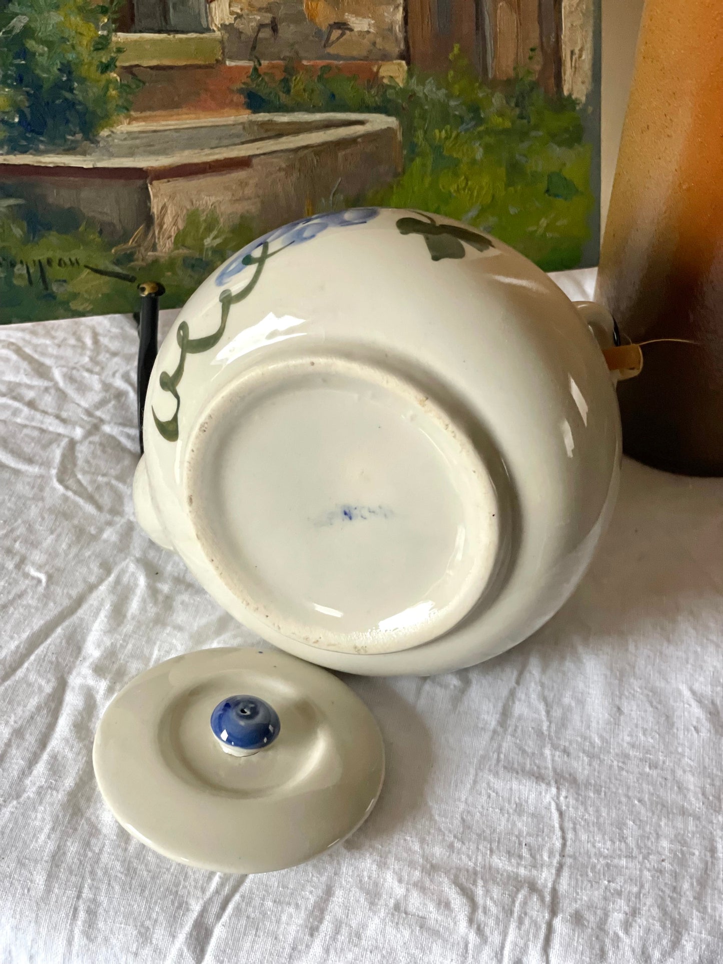 Ceainic ceramică pictat manual