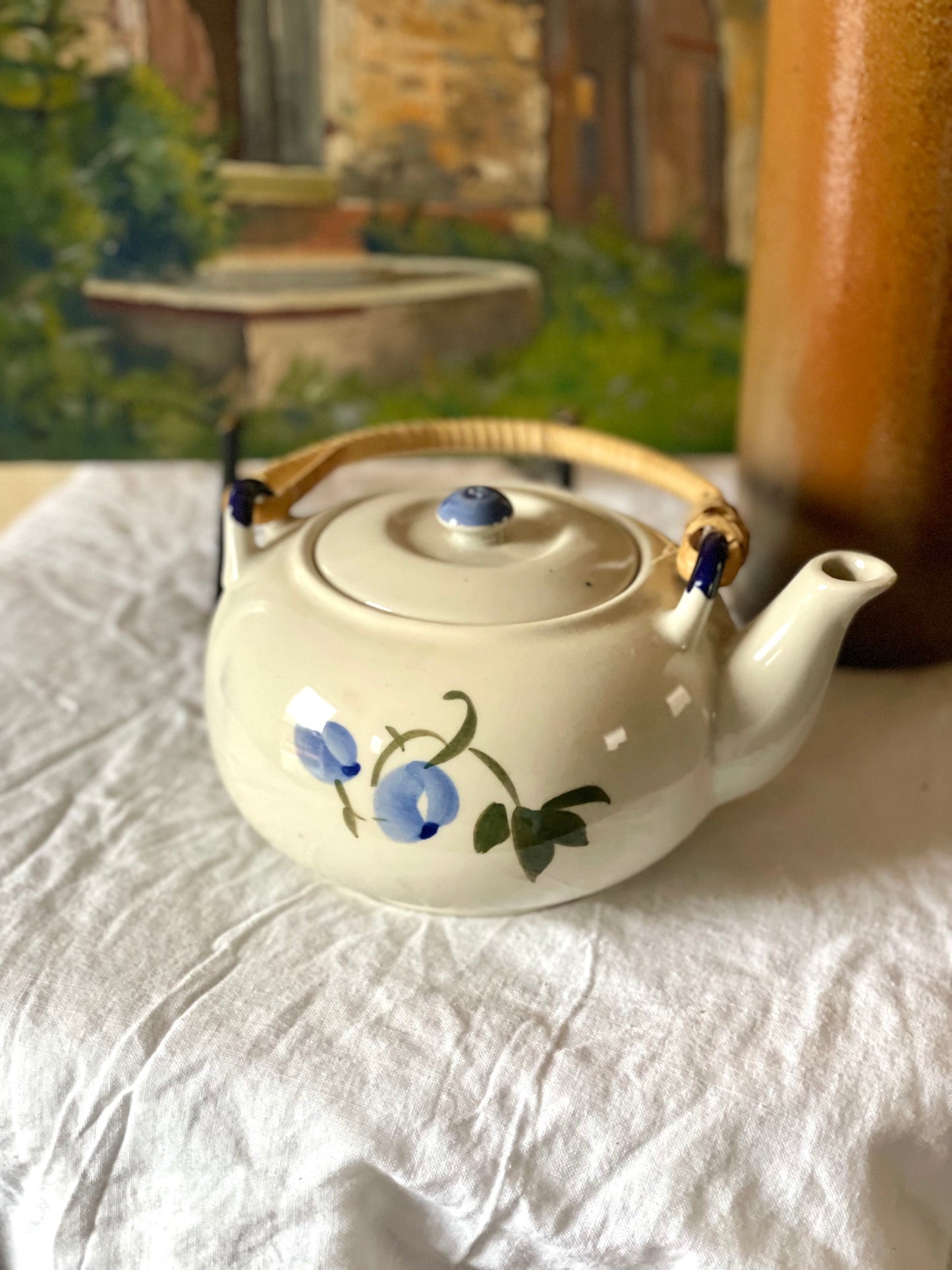 Ceainic ceramică pictat manual