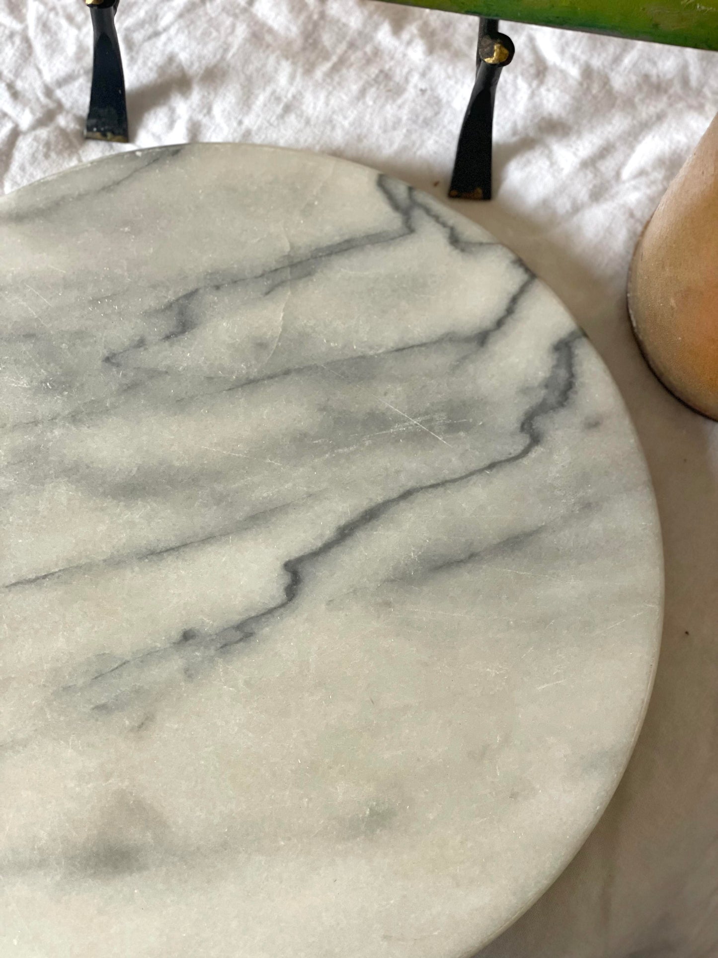 Tavă rotundă marmură