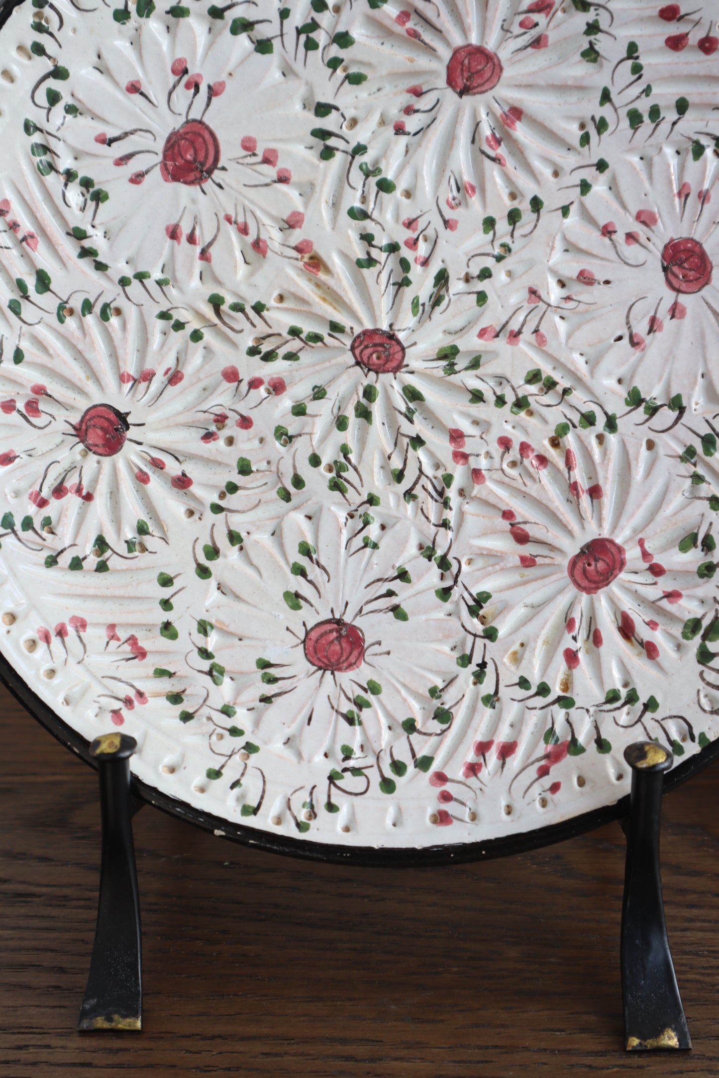 Farfurie decorativă de perete din ceramică